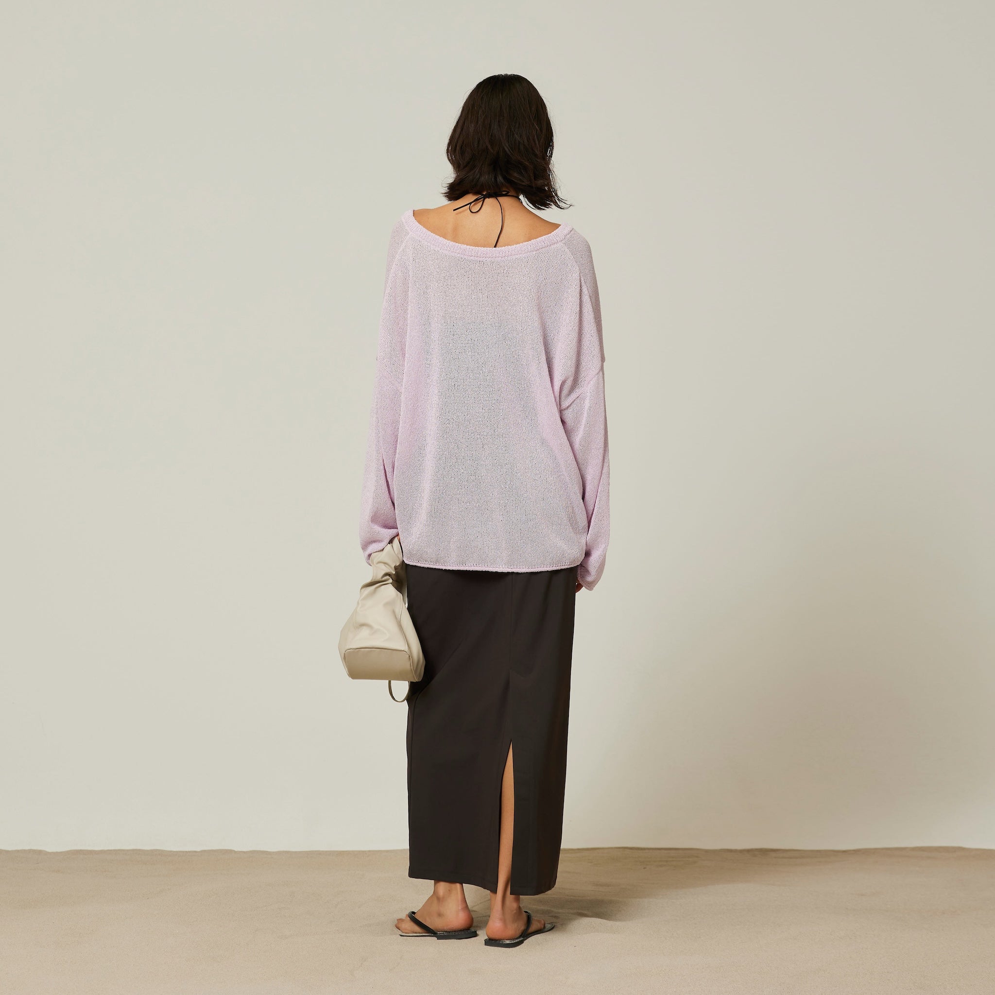 Stretch tight eyeline skirt