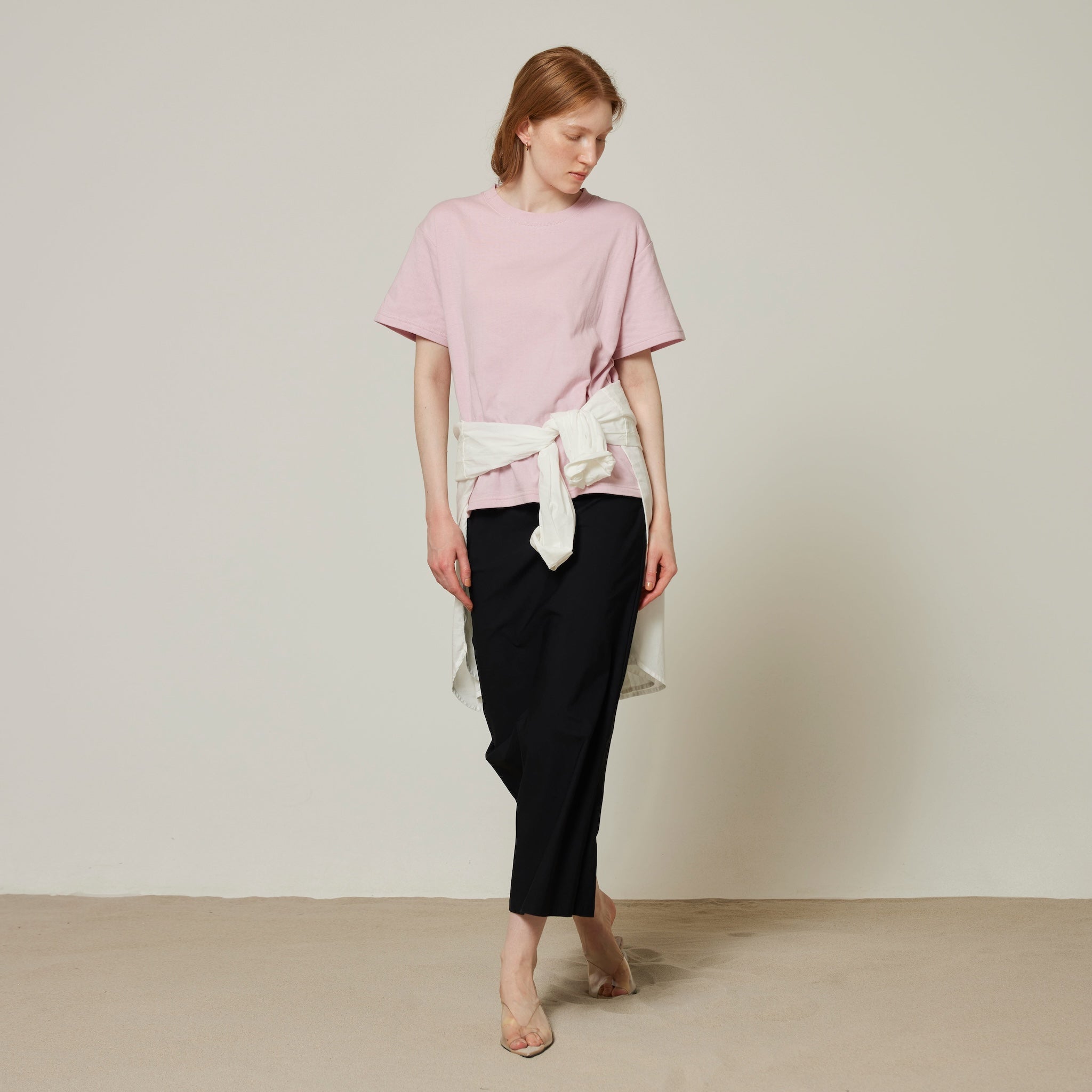 Stretch tight eyeline skirt