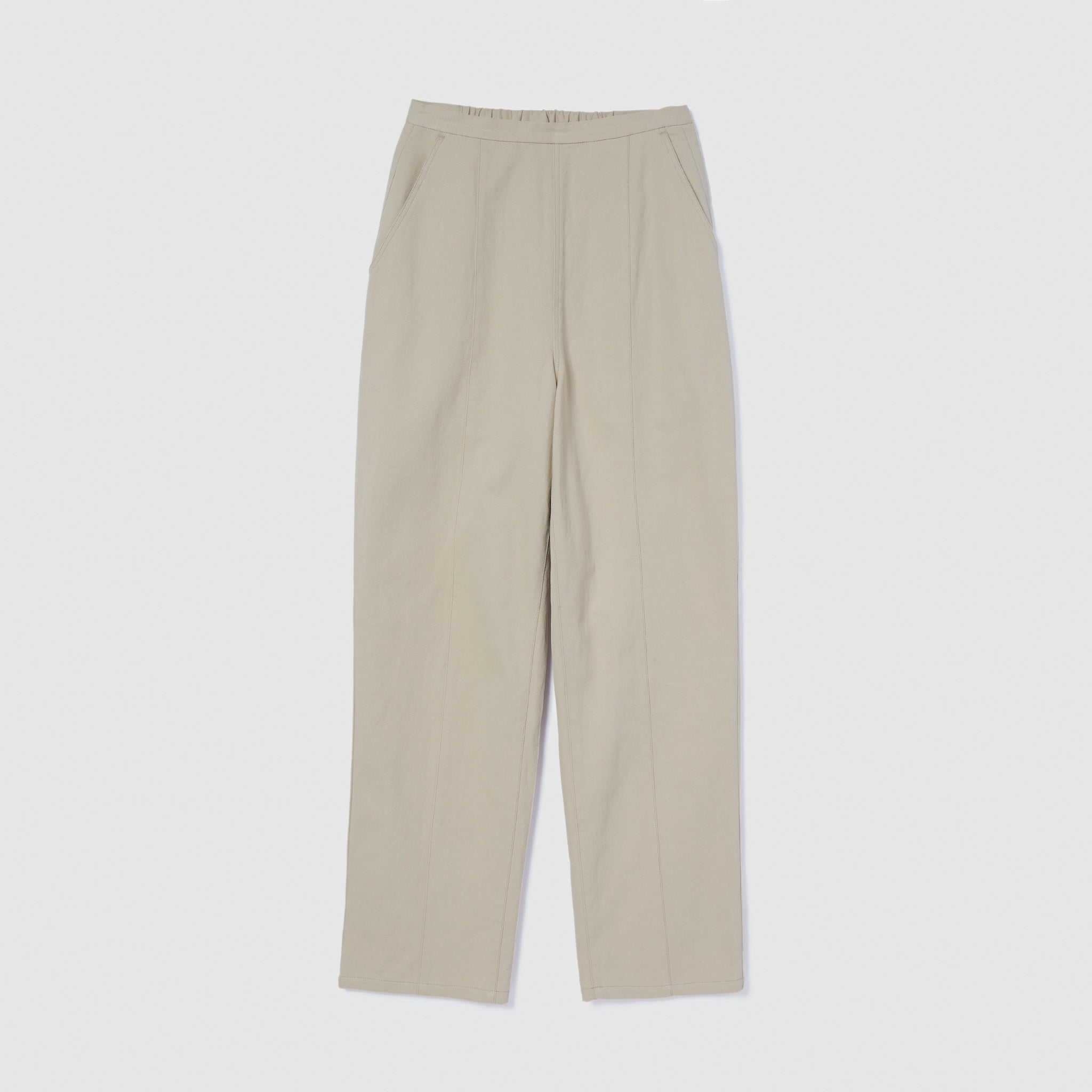 Center seam tapered pants