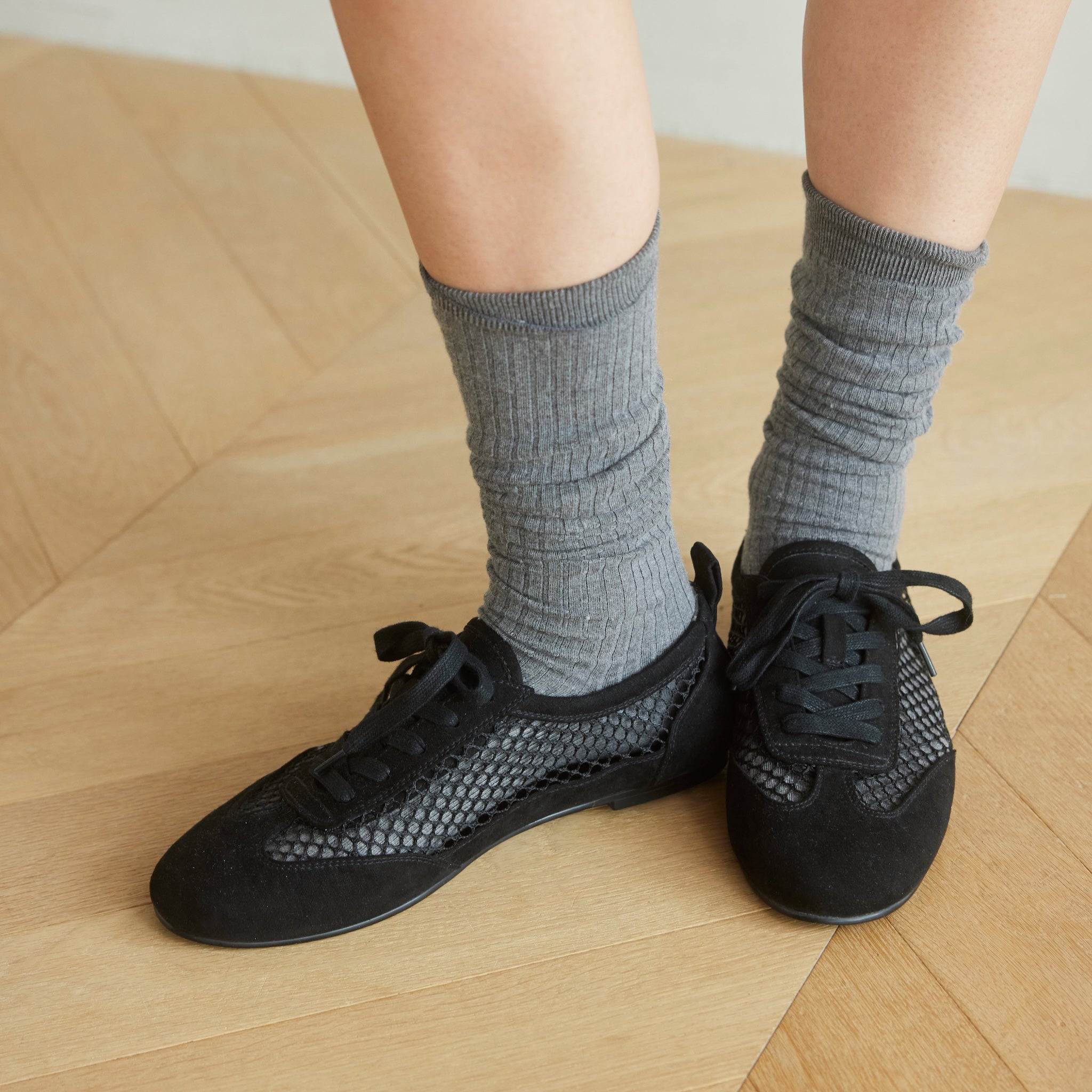 Meshフラットスニーカー