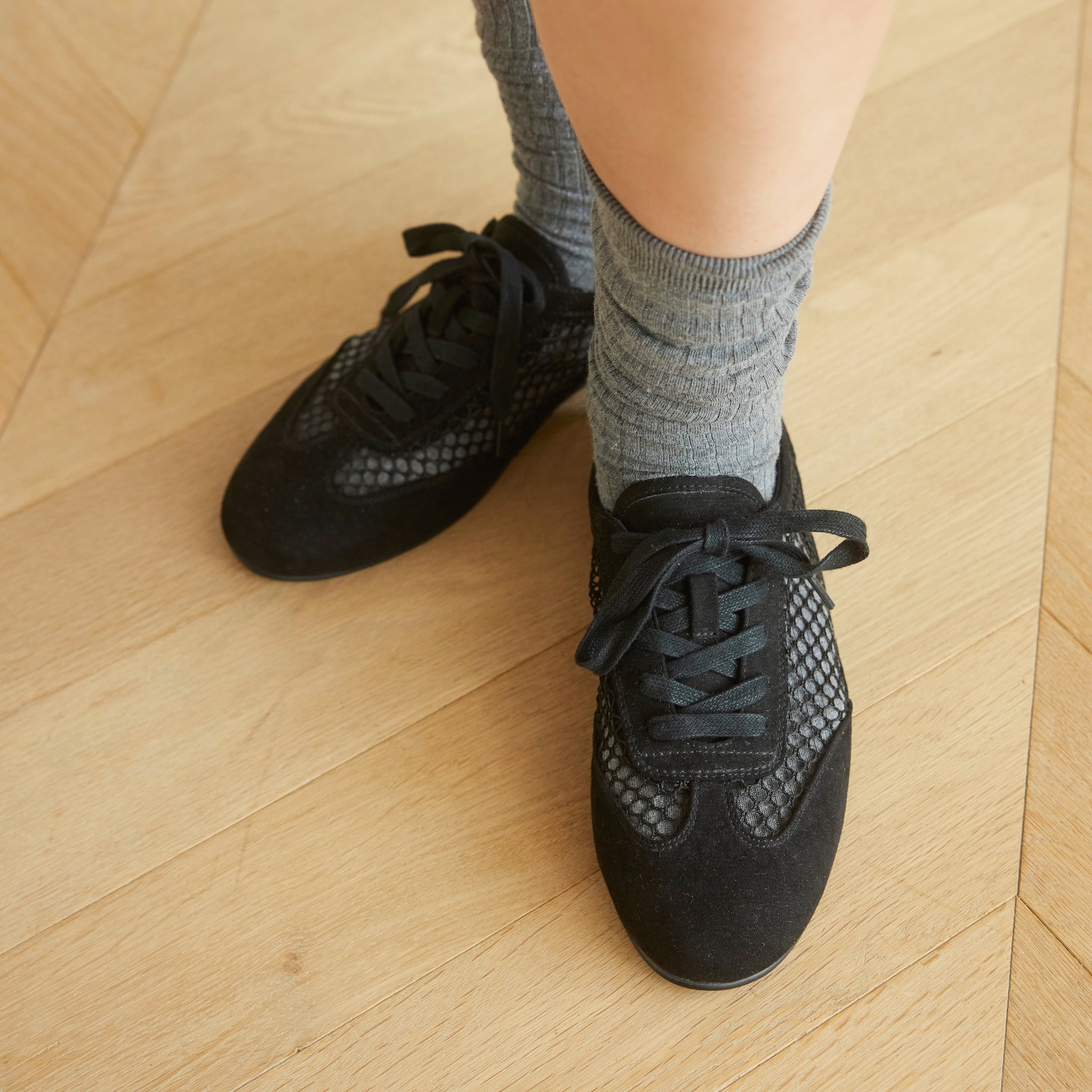 Meshフラットスニーカー