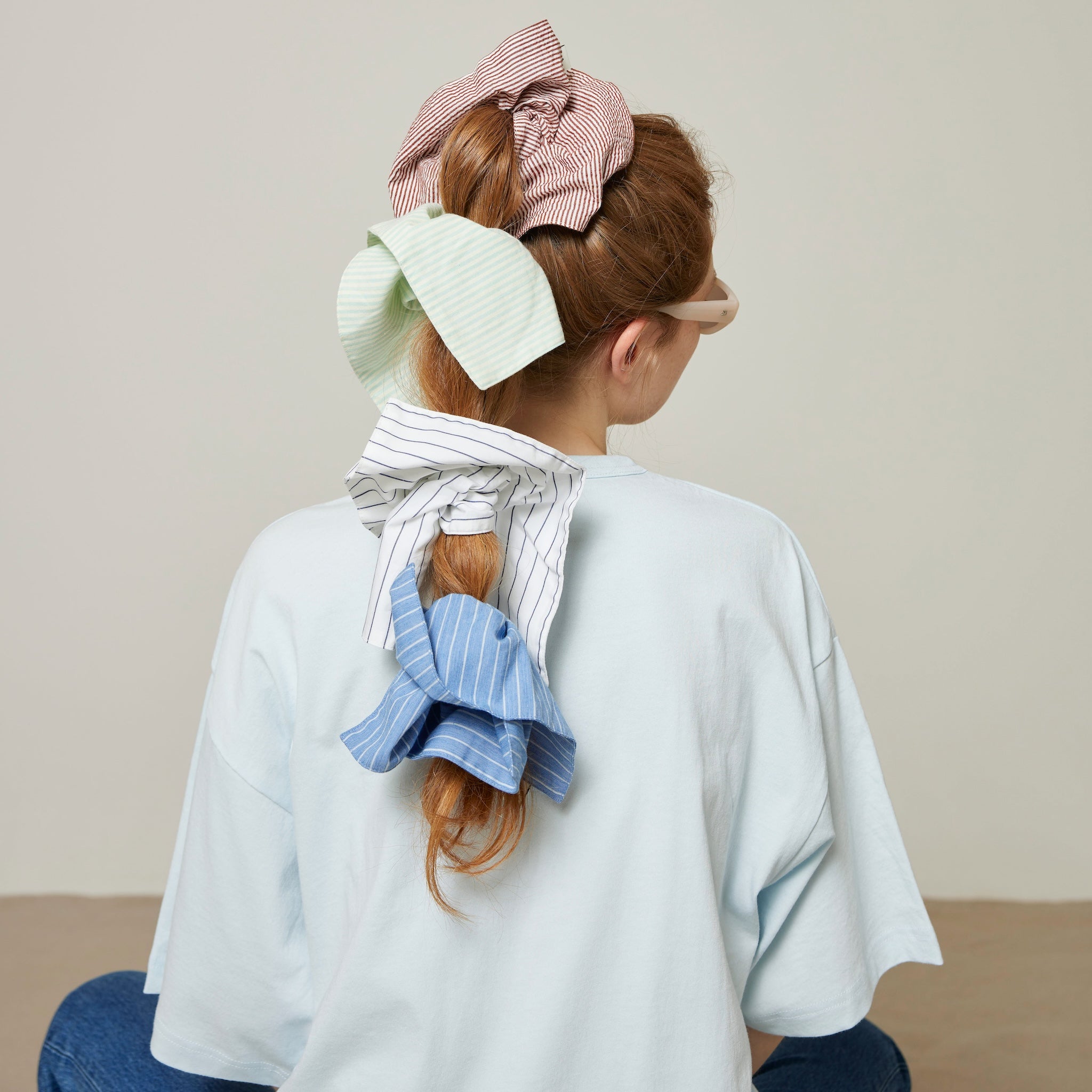 ECO FABRIC Square Scrunchie