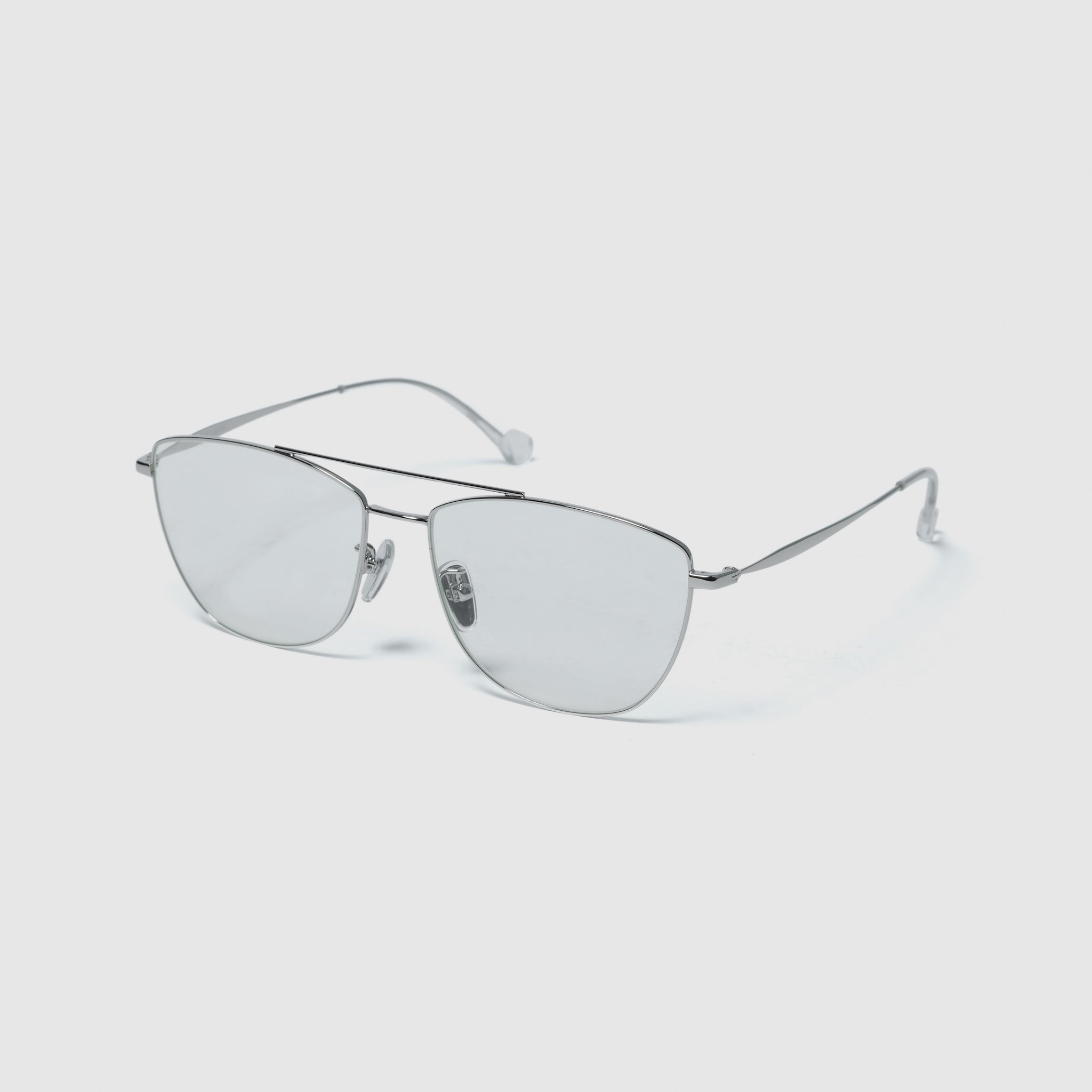 Silver glide aviators Sunglasses