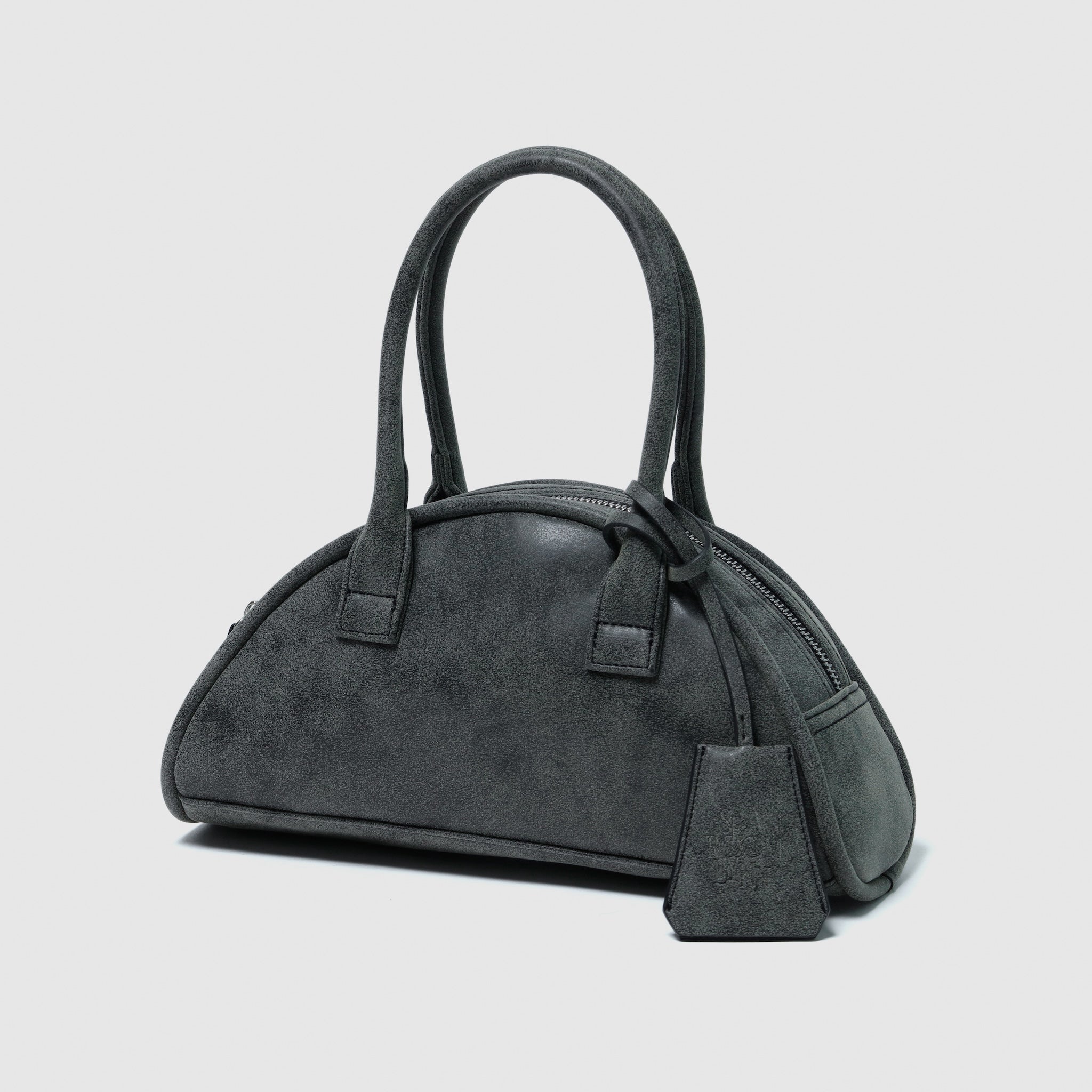 クラックレザーラウンドminiボストン