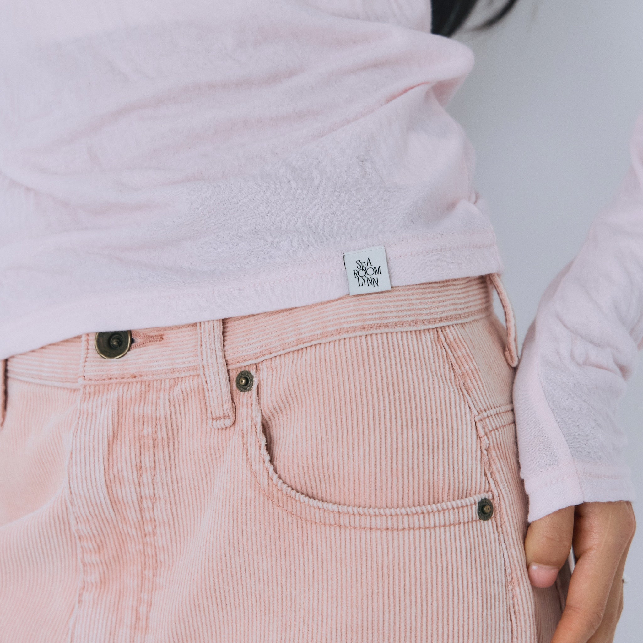 Double Face crew neck top