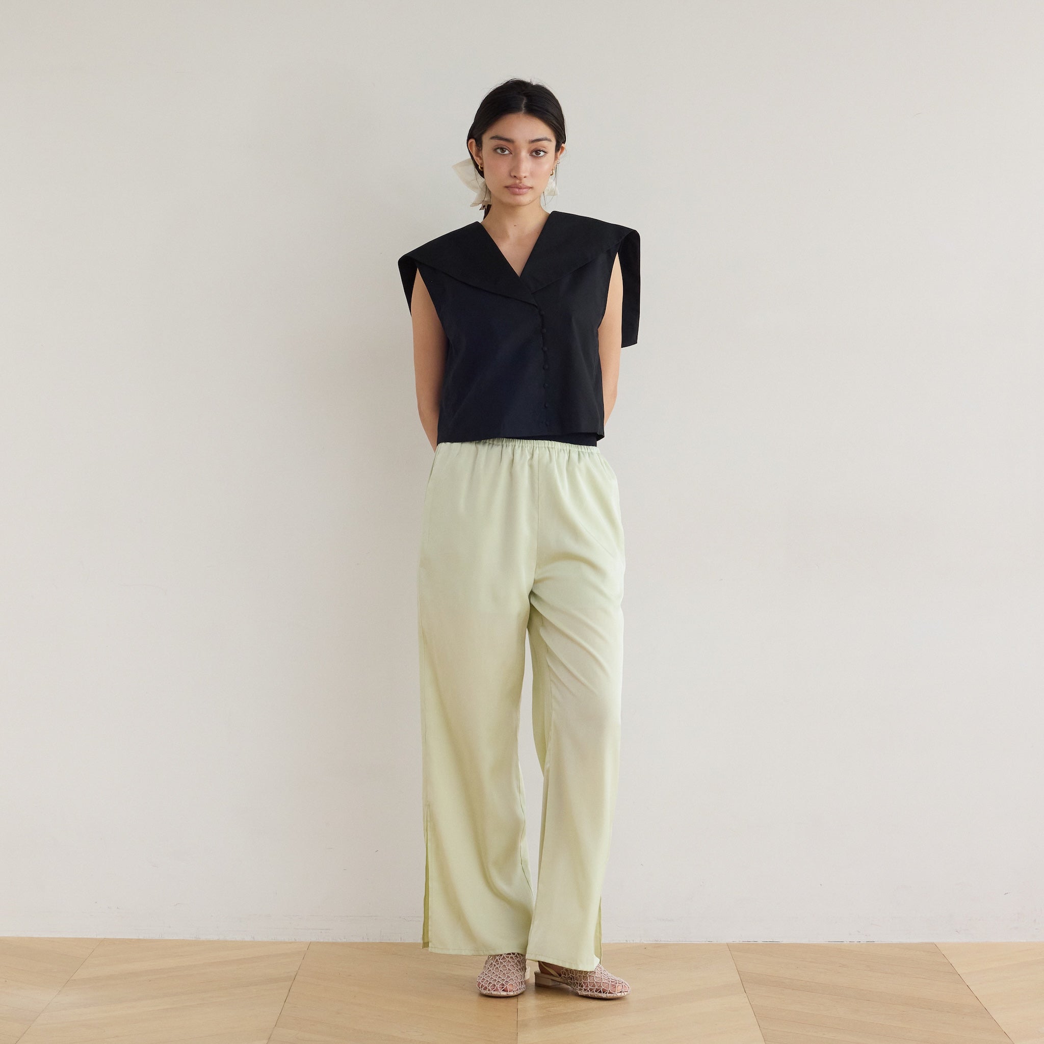 セーラーcollarショートベスト