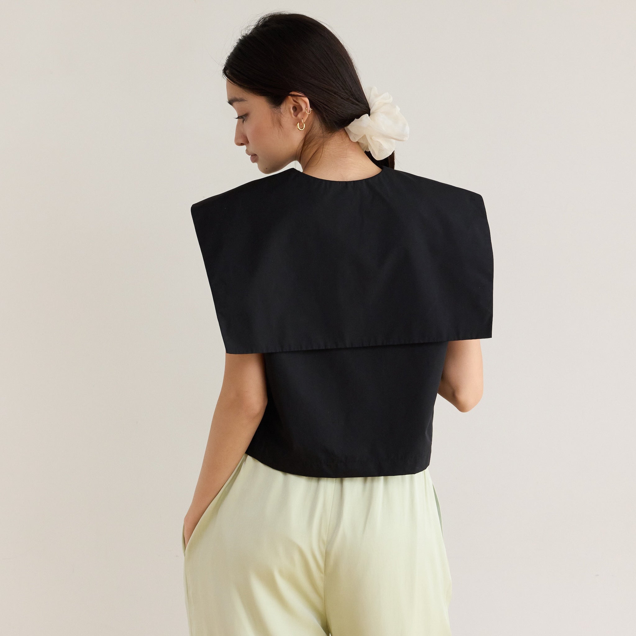 セーラーcollarショートベスト