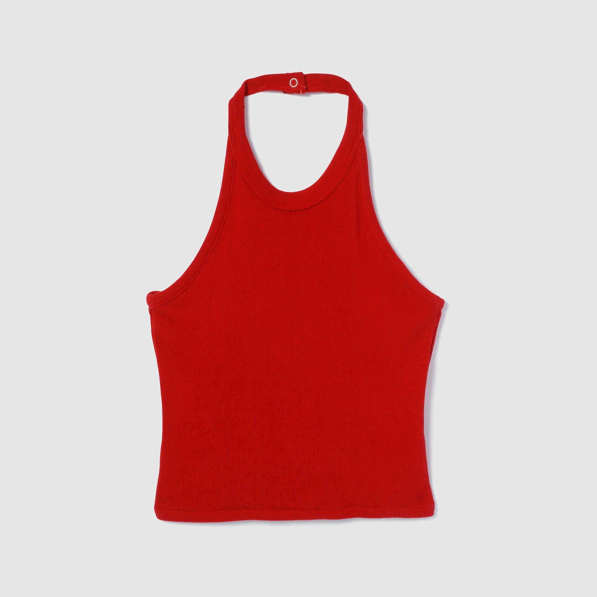 C/L Fluffy Padded Halter Camisole