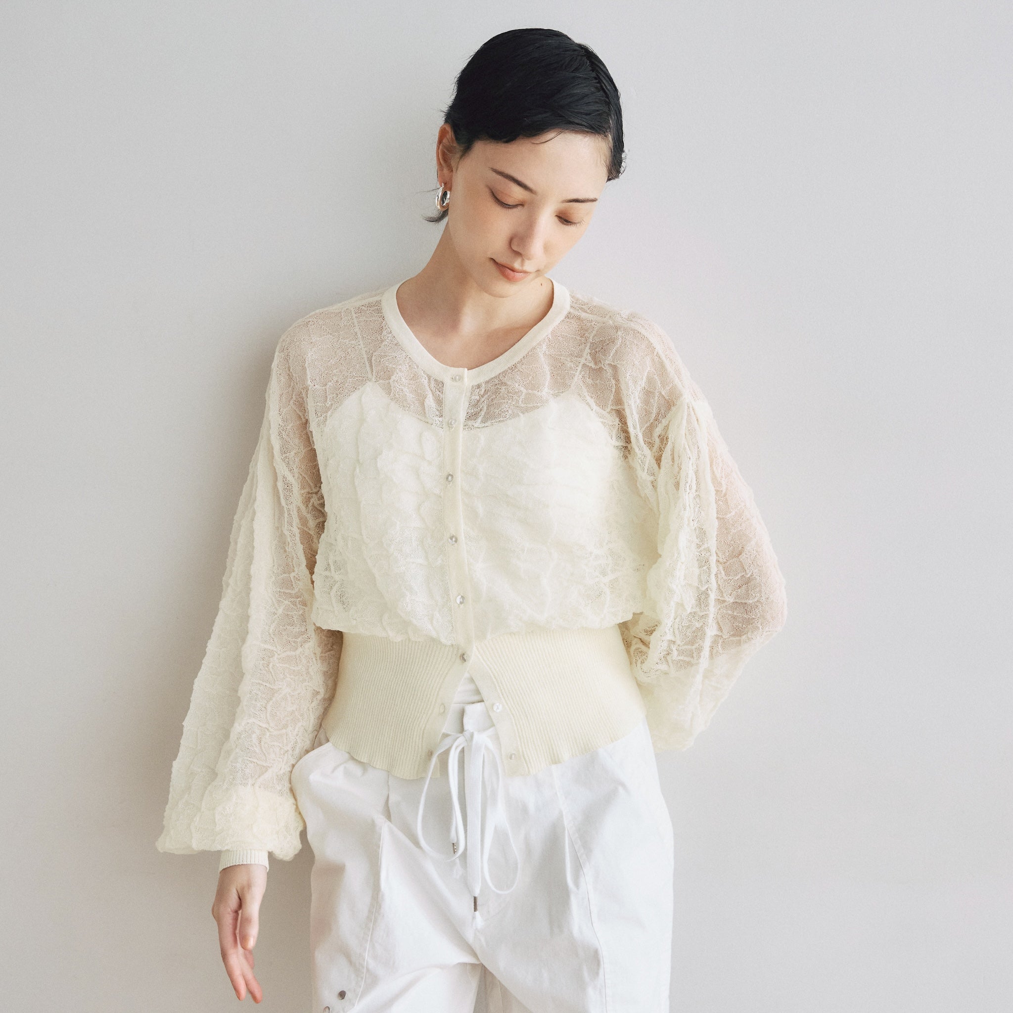 Bumpy Knitカーディガン