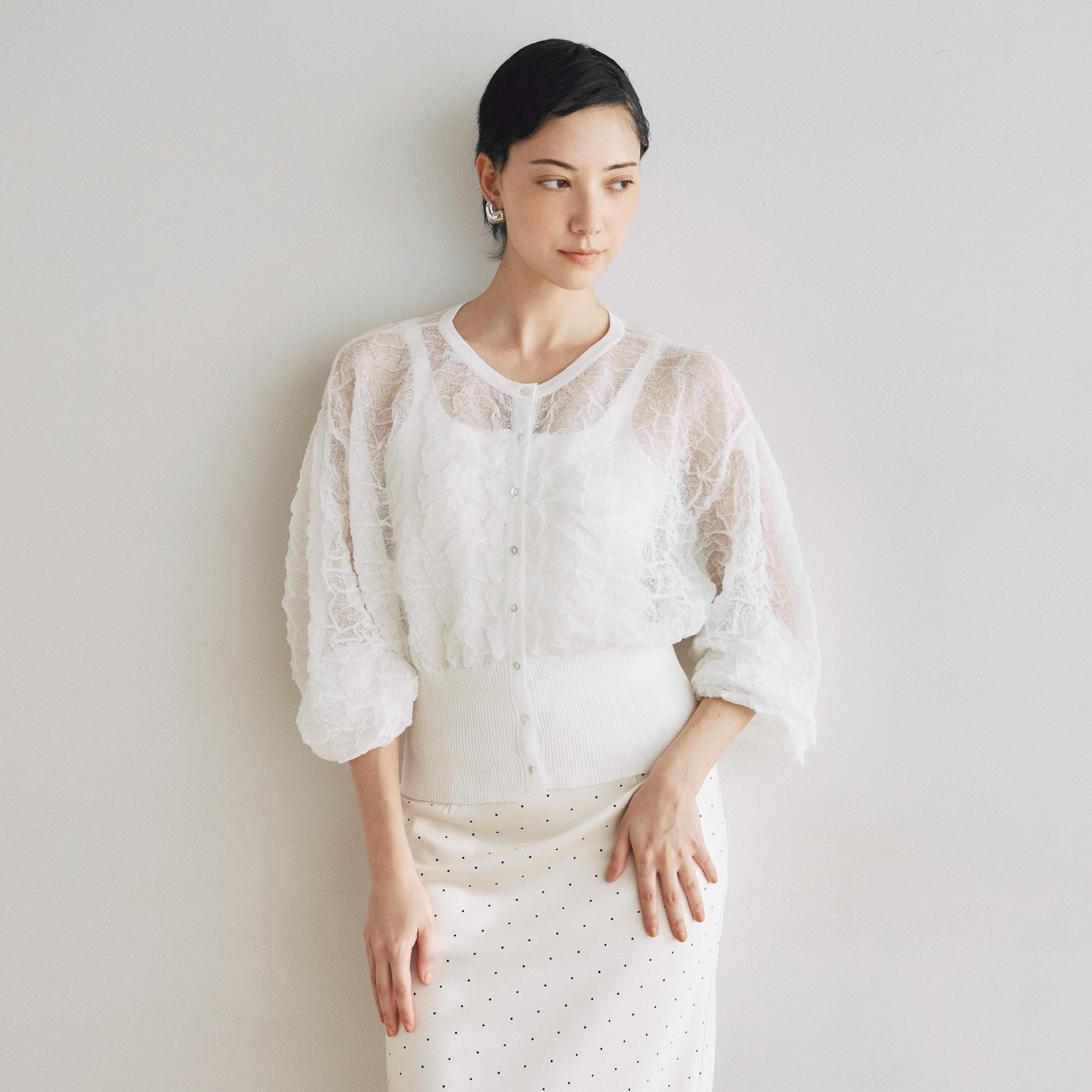 Bumpy Knitカーディガン