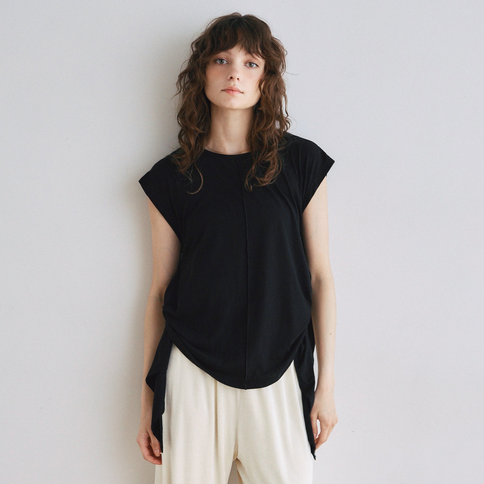 Smooth Touch Fin Frill Top