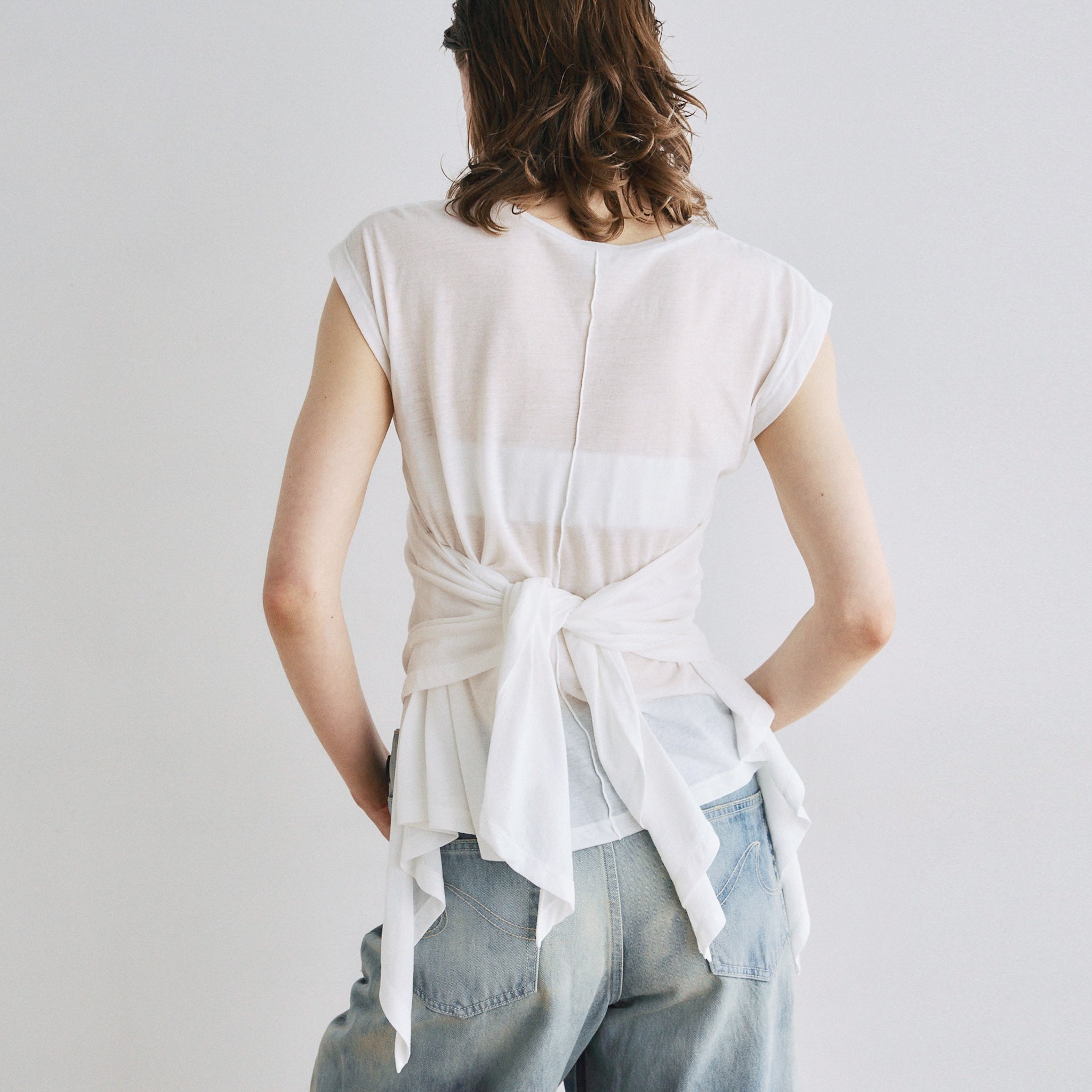 Smooth Touch Fin Frill Top