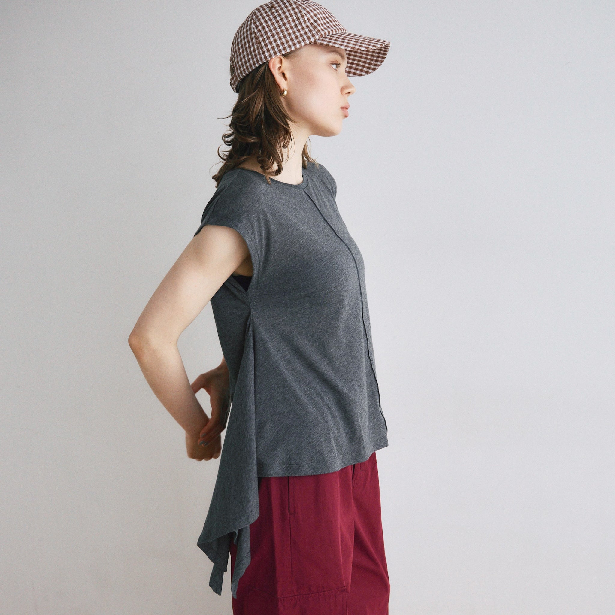 Smooth Touch Fin Frill Top