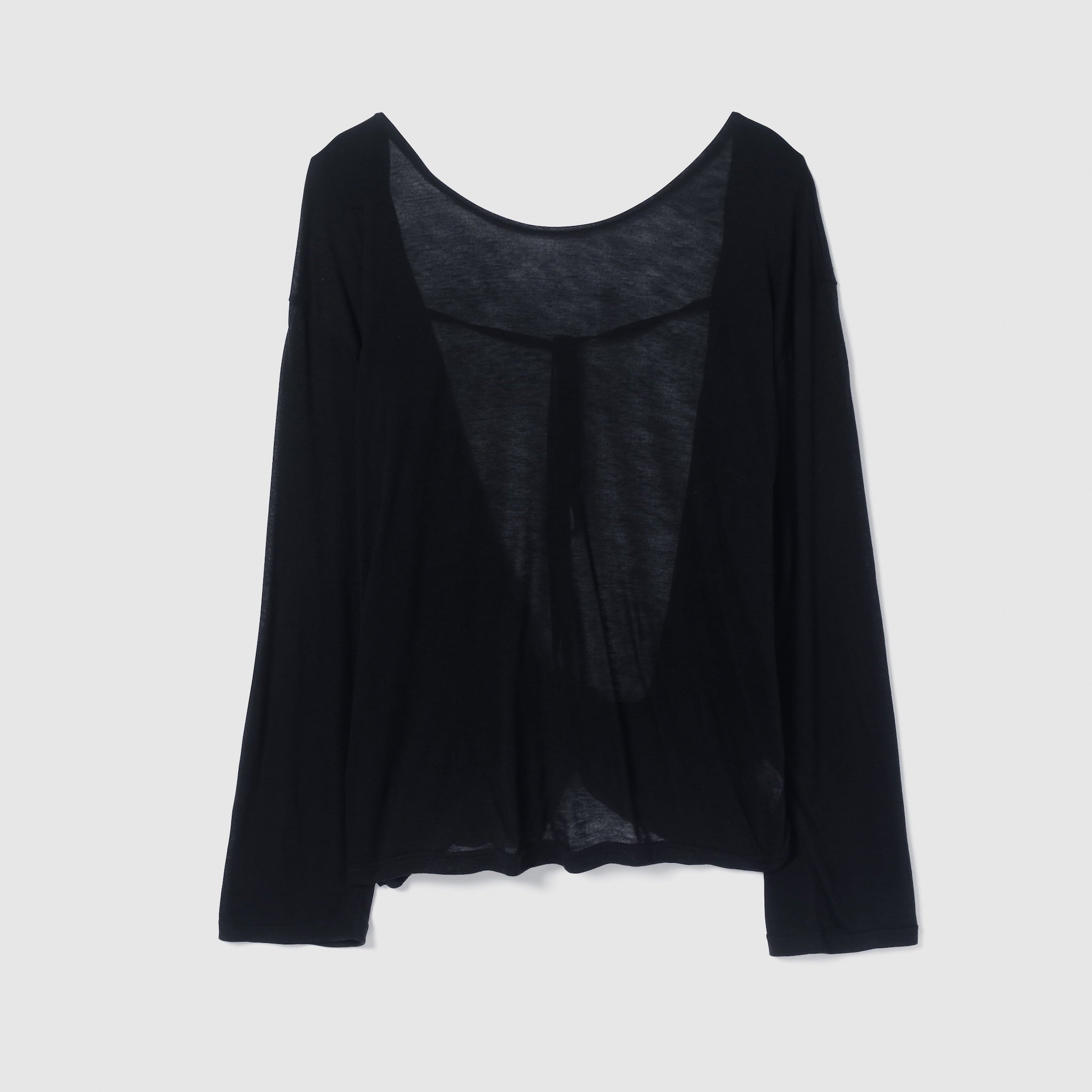 Airy Touch Back Cache-Coeur Top