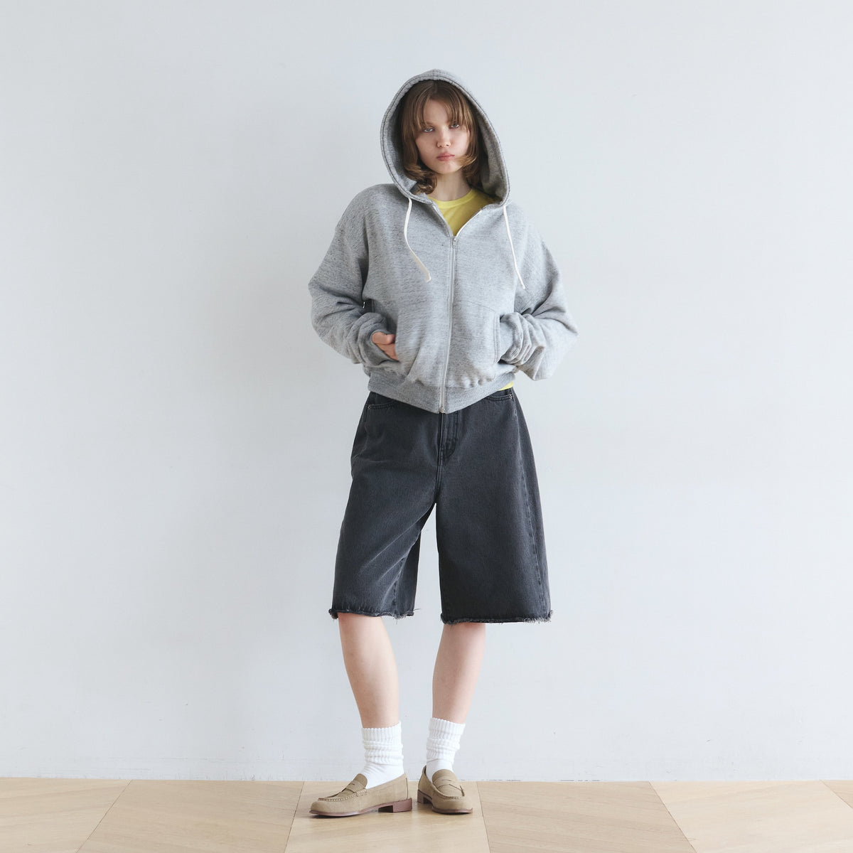 Heavy Soft Sweat Zip Hoodie