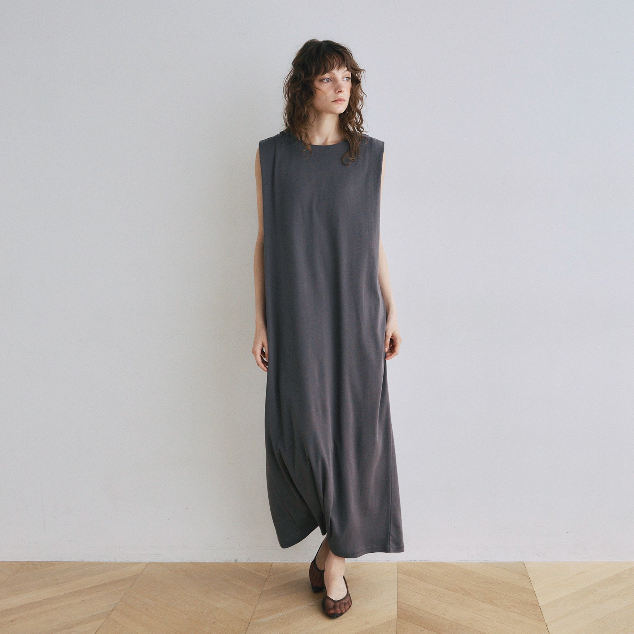 パッドin Hemp Cottonカットドレス