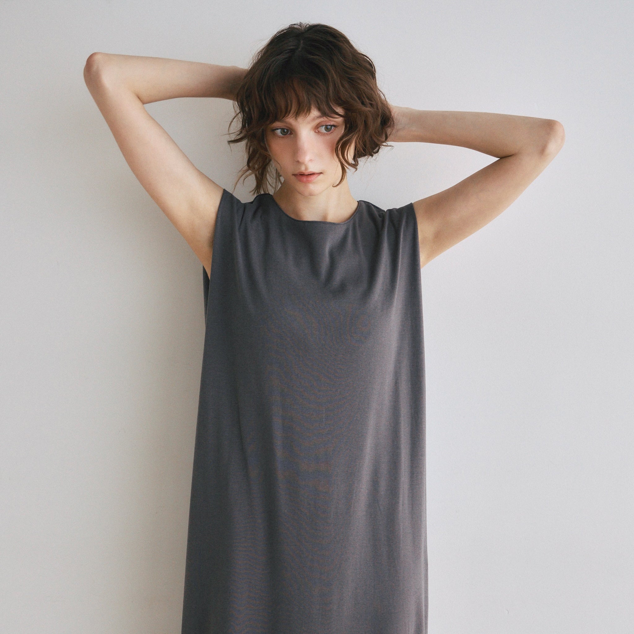 パッドin Hemp Cottonカットドレス