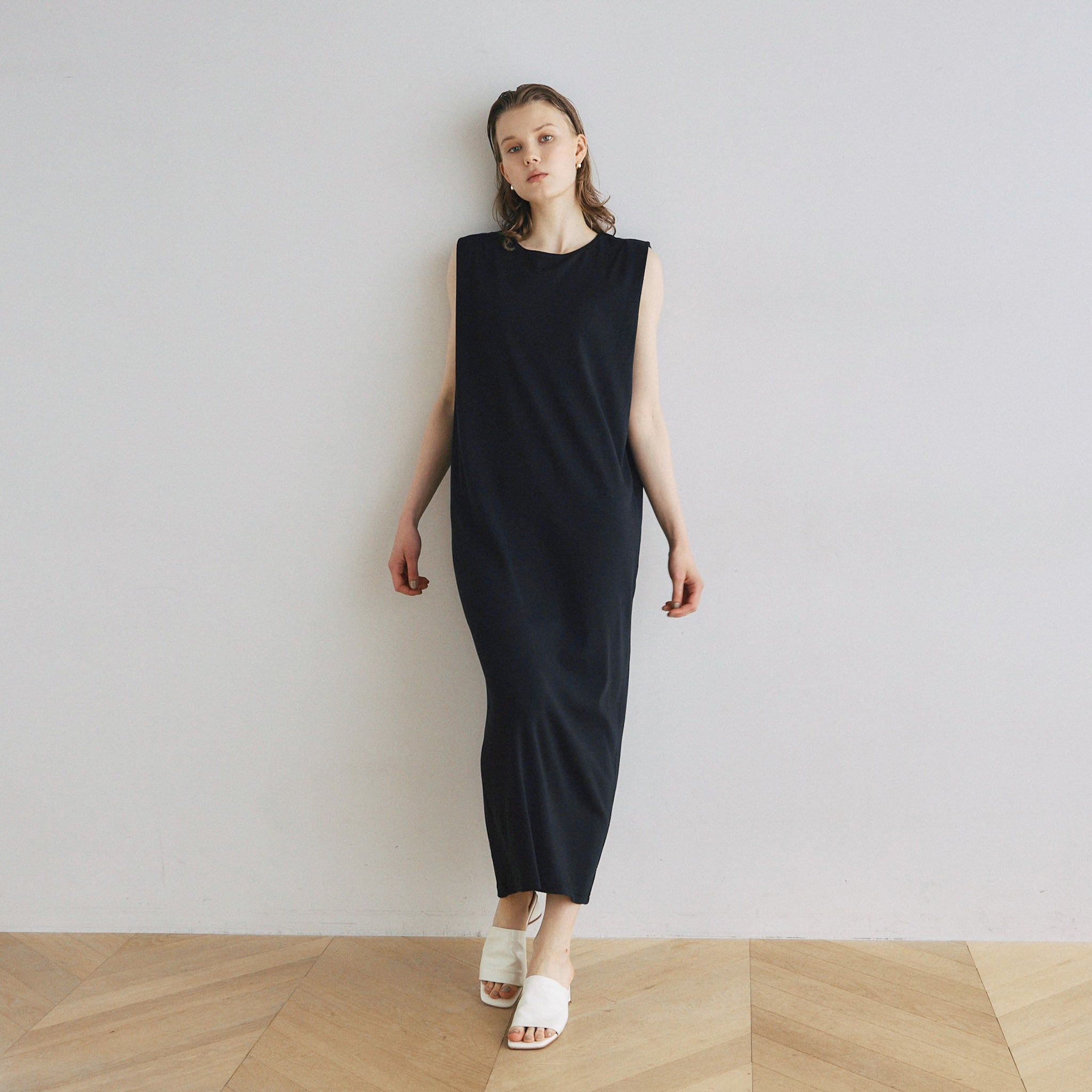 パッドin Hemp Cottonカットドレス