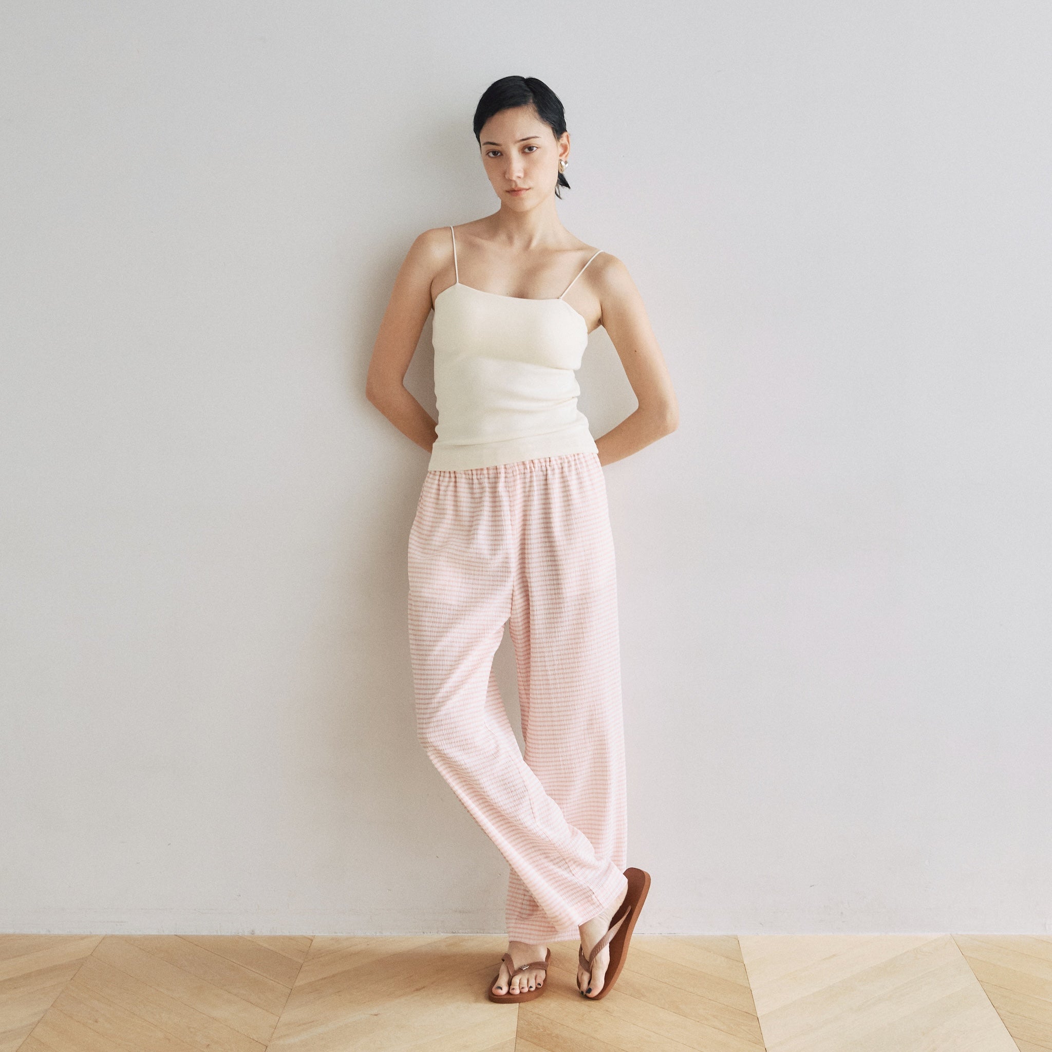 Sandyfeet x SRL Gingham Crepe Pants