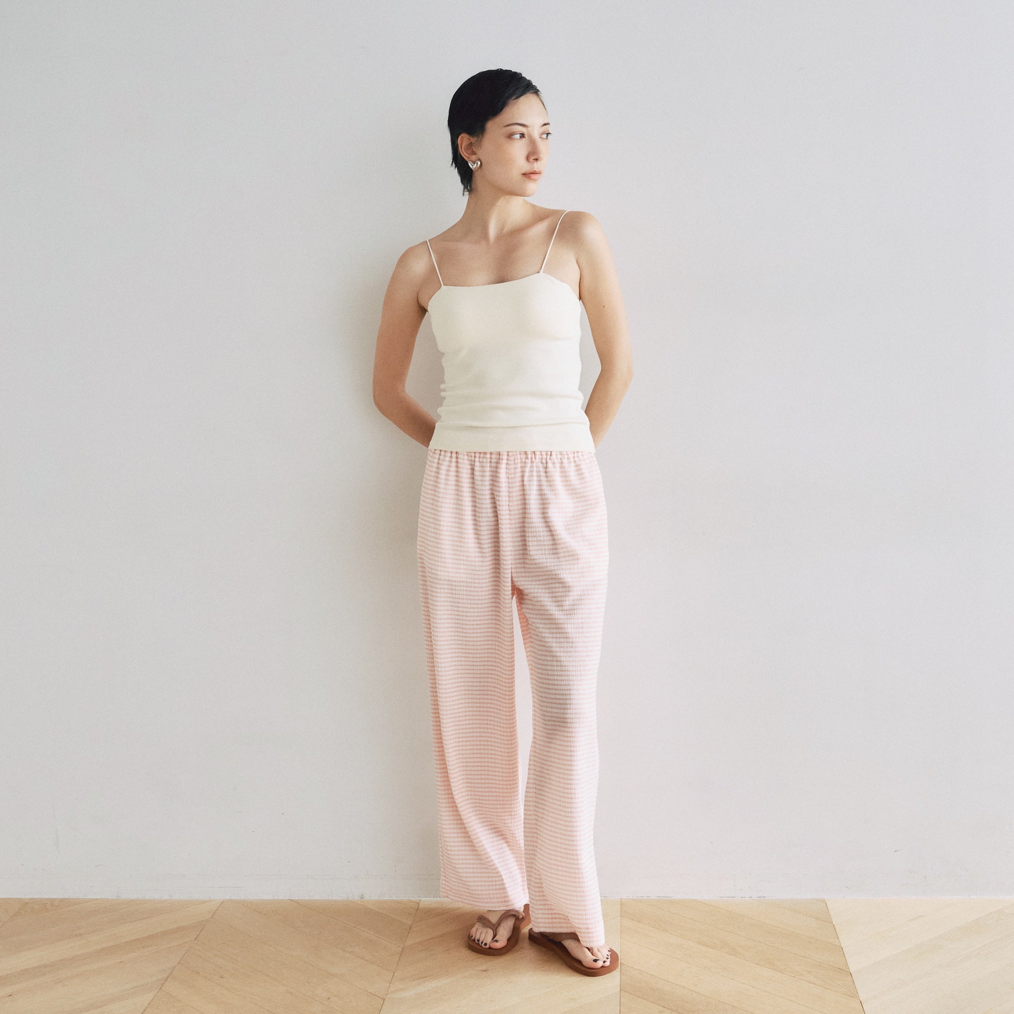 Sandyfeet x SRL Gingham Crepe Pants
