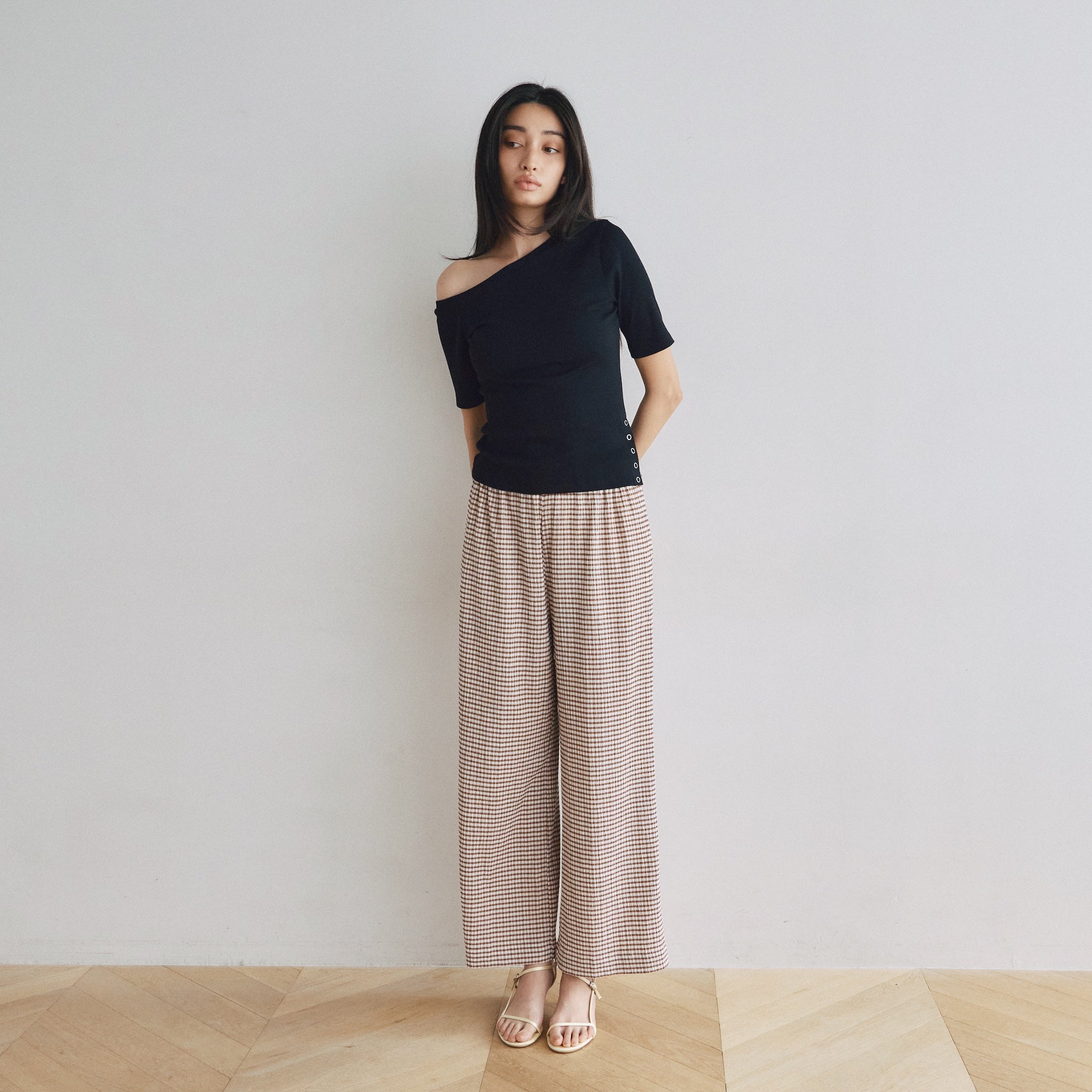 Sandyfeet x SRL Gingham Crepe Pants
