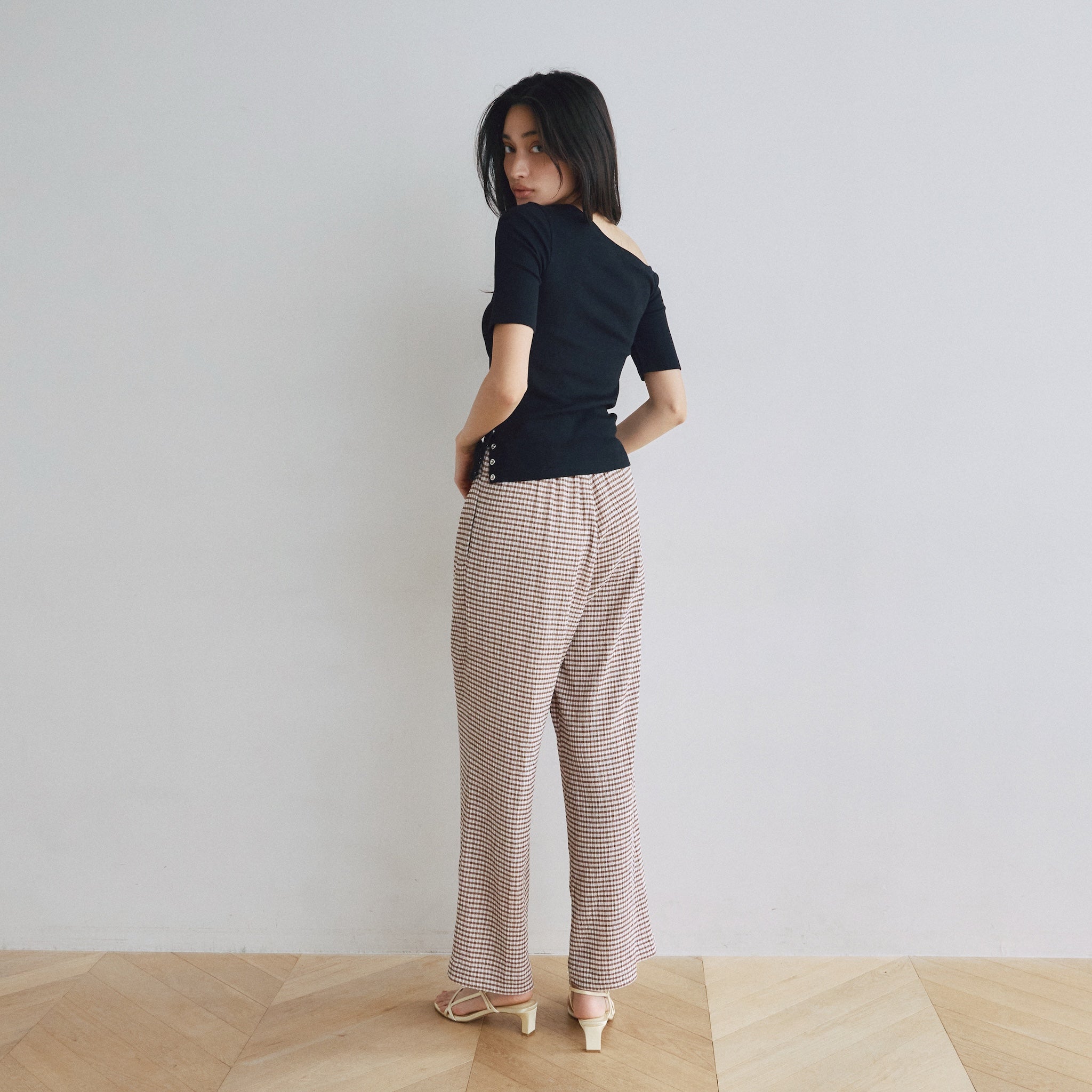 Sandyfeet x SRL Gingham Crepe Pants