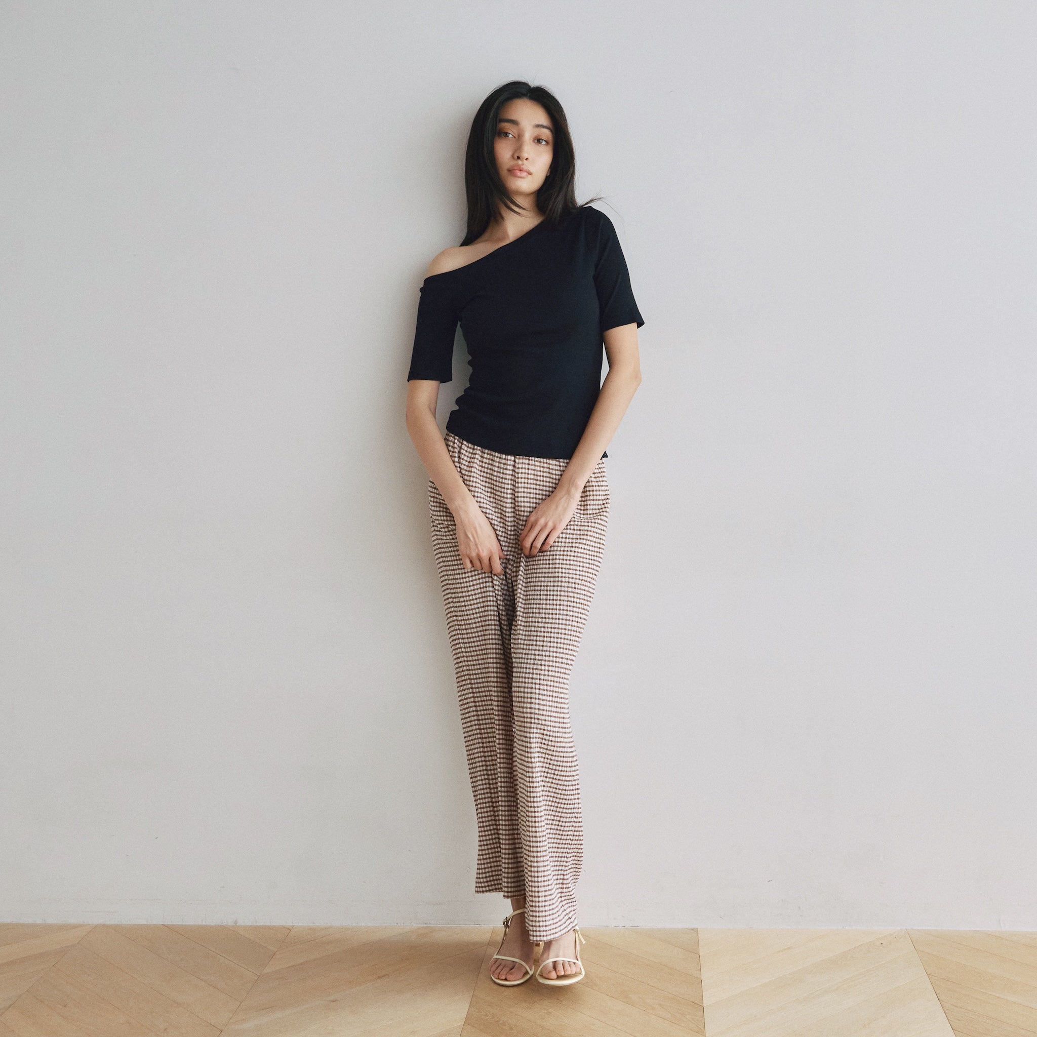 Sandyfeet x SRL Gingham Crepe Pants