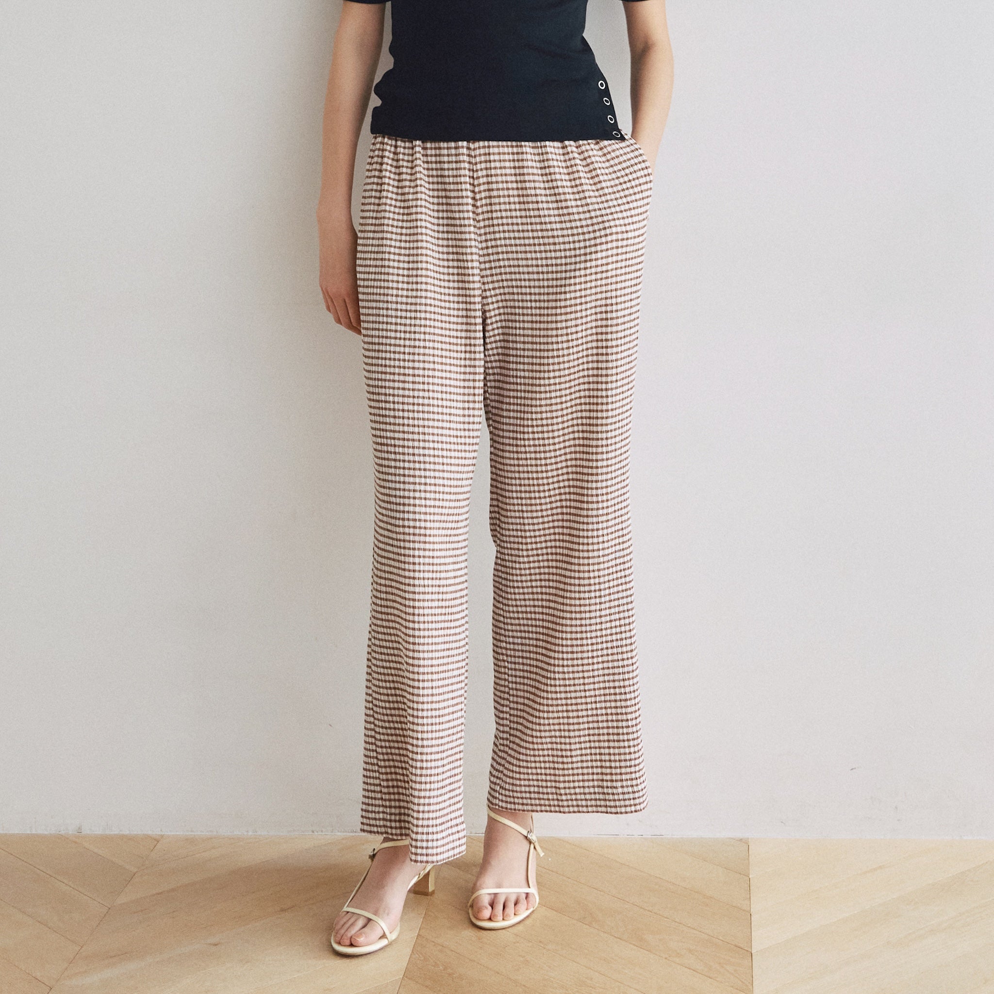 Sandyfeet x SRL Gingham Crepe Pants