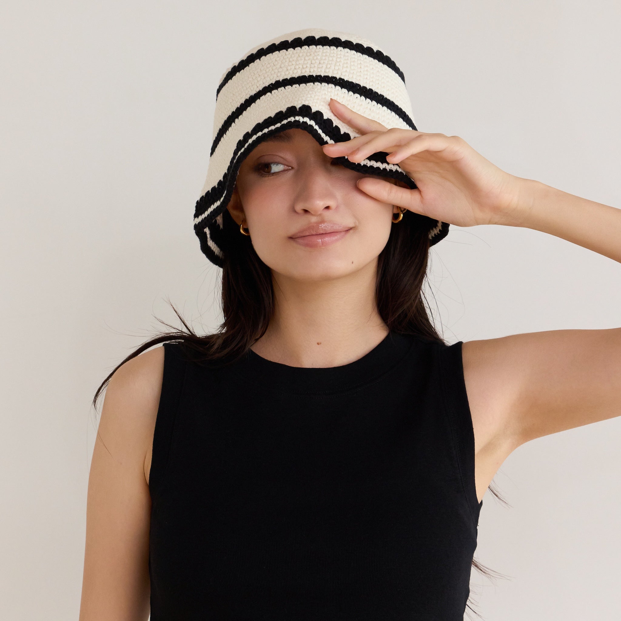 Border Crochet Hat
