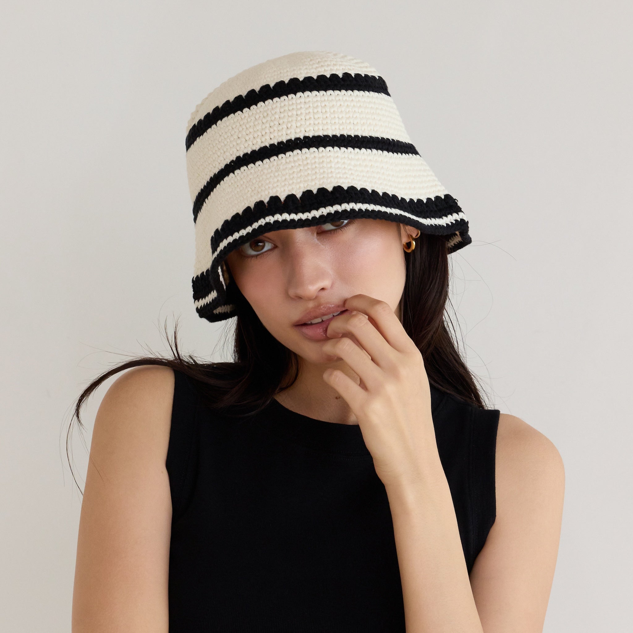 Border Crochet Hat