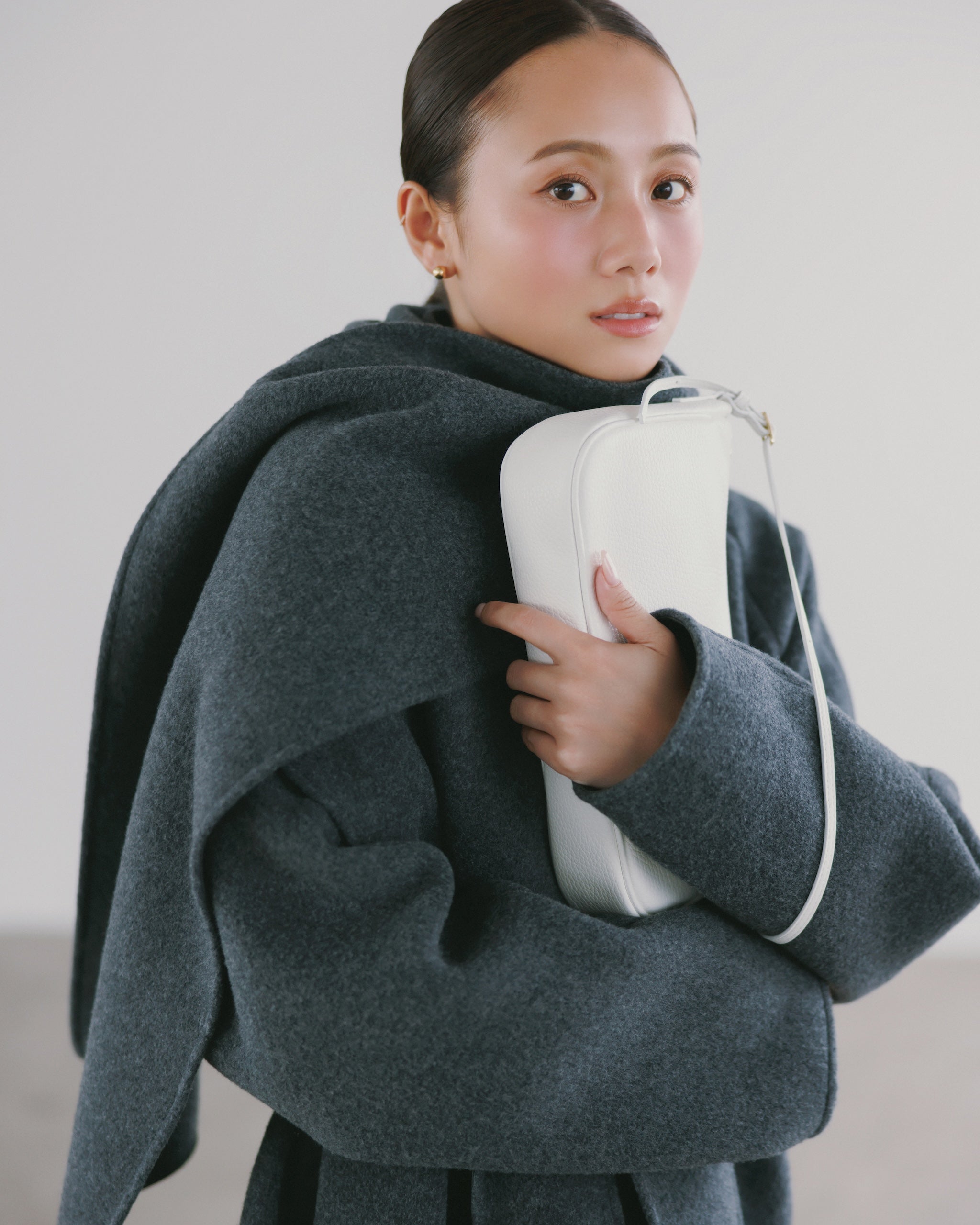 collab Leather Hobo Bag