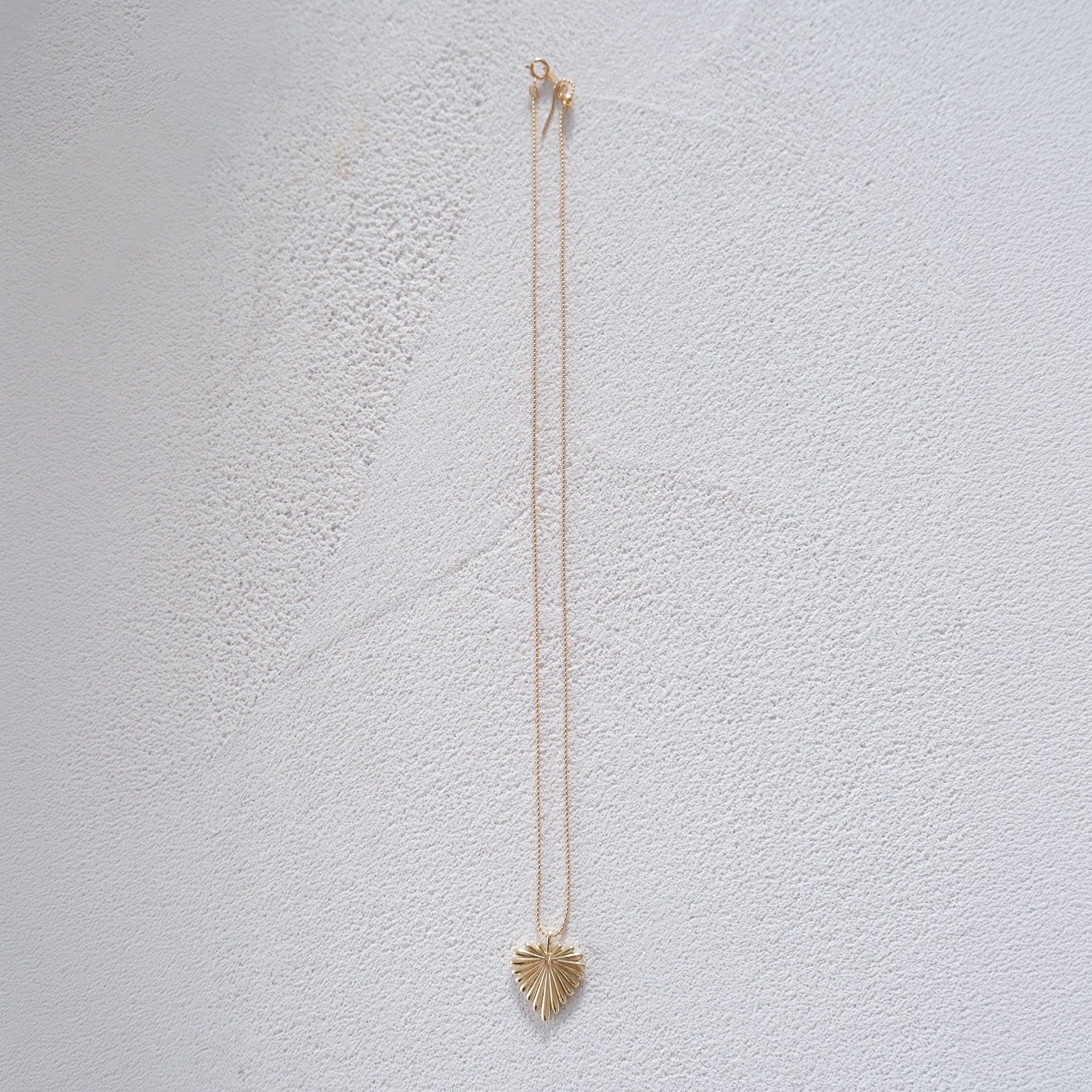 Leaf Heart Chain Necklace
