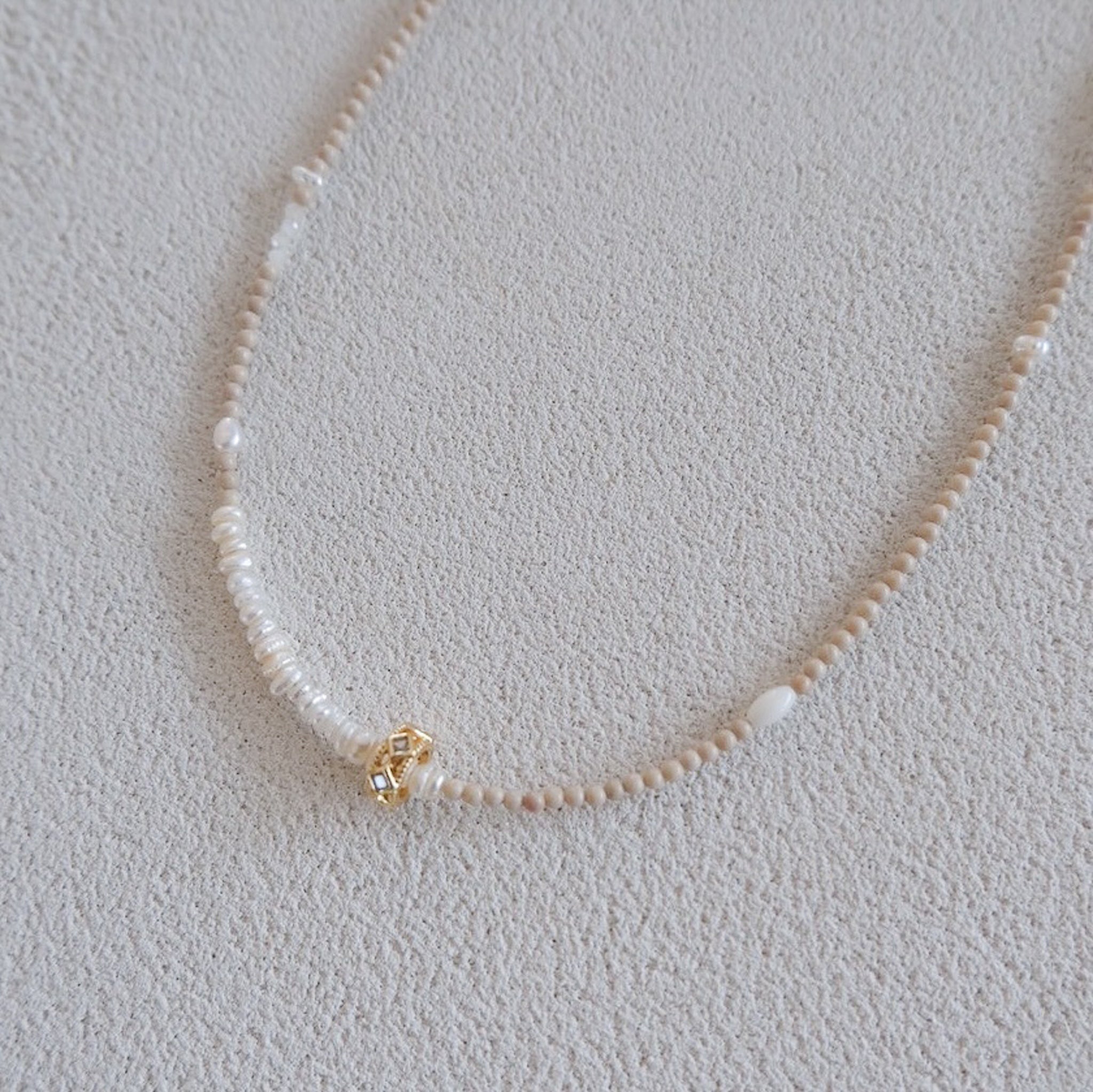 Rondel Beads Necklace