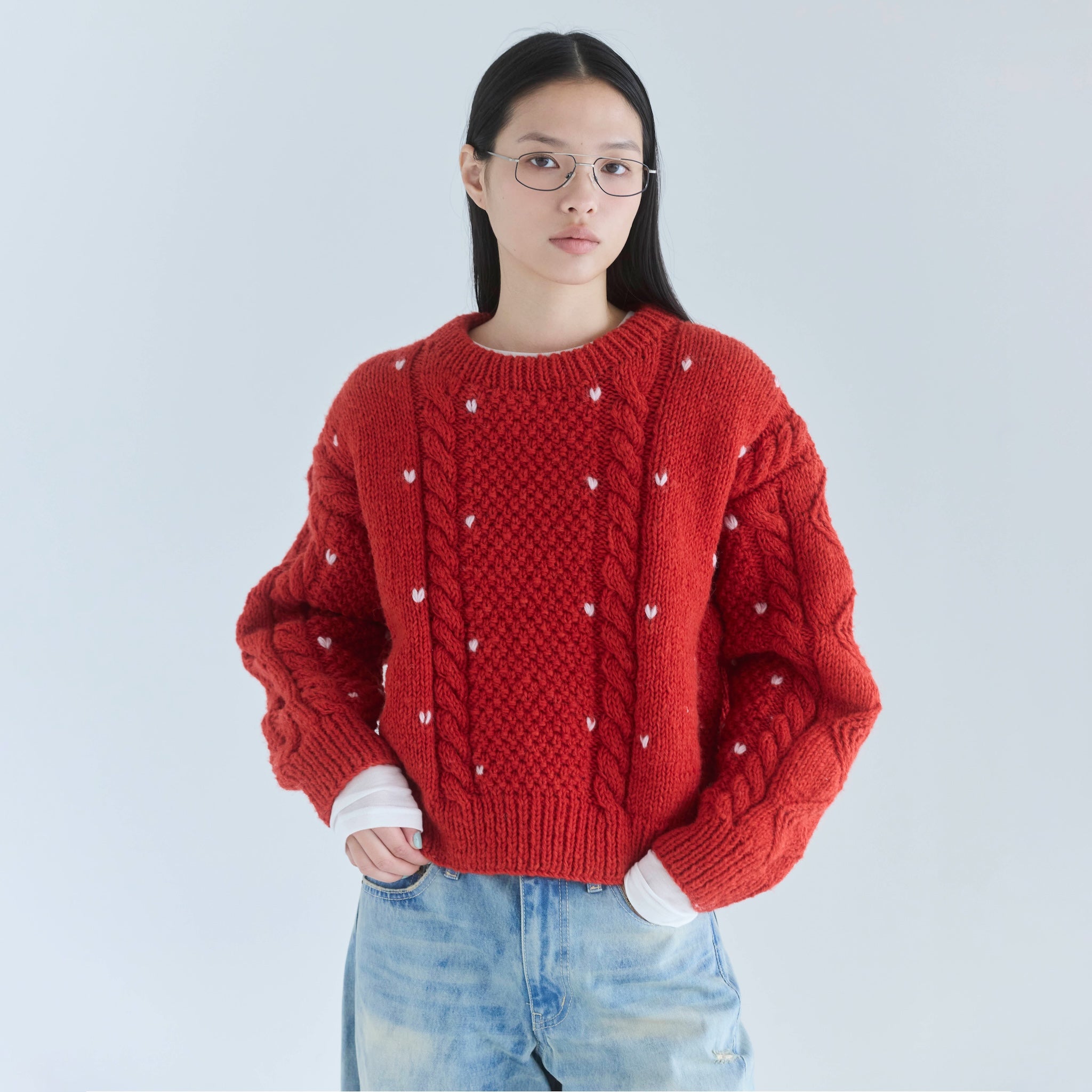 NPL HM Petit Heart Knit