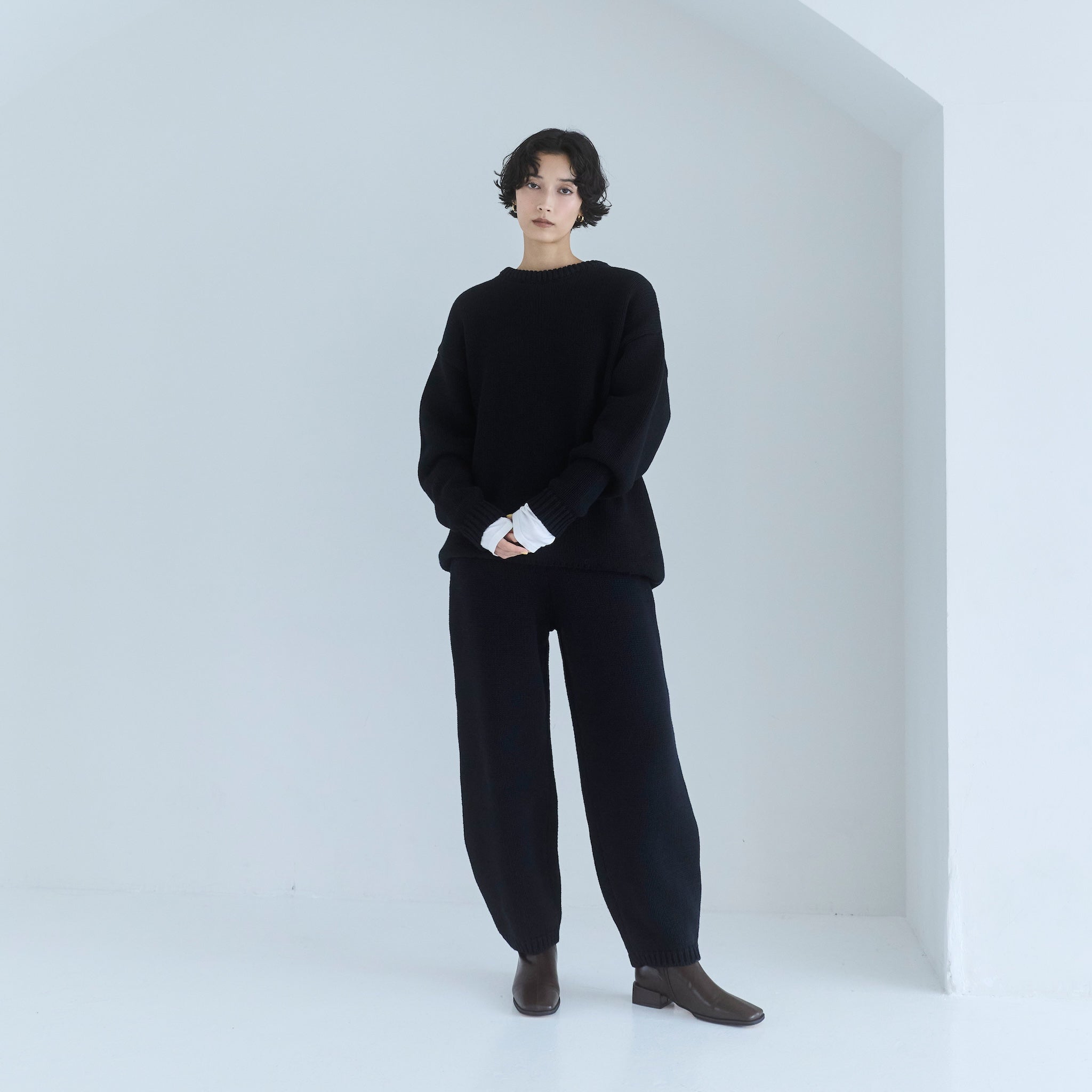 HeavyコットンLOOSEニット