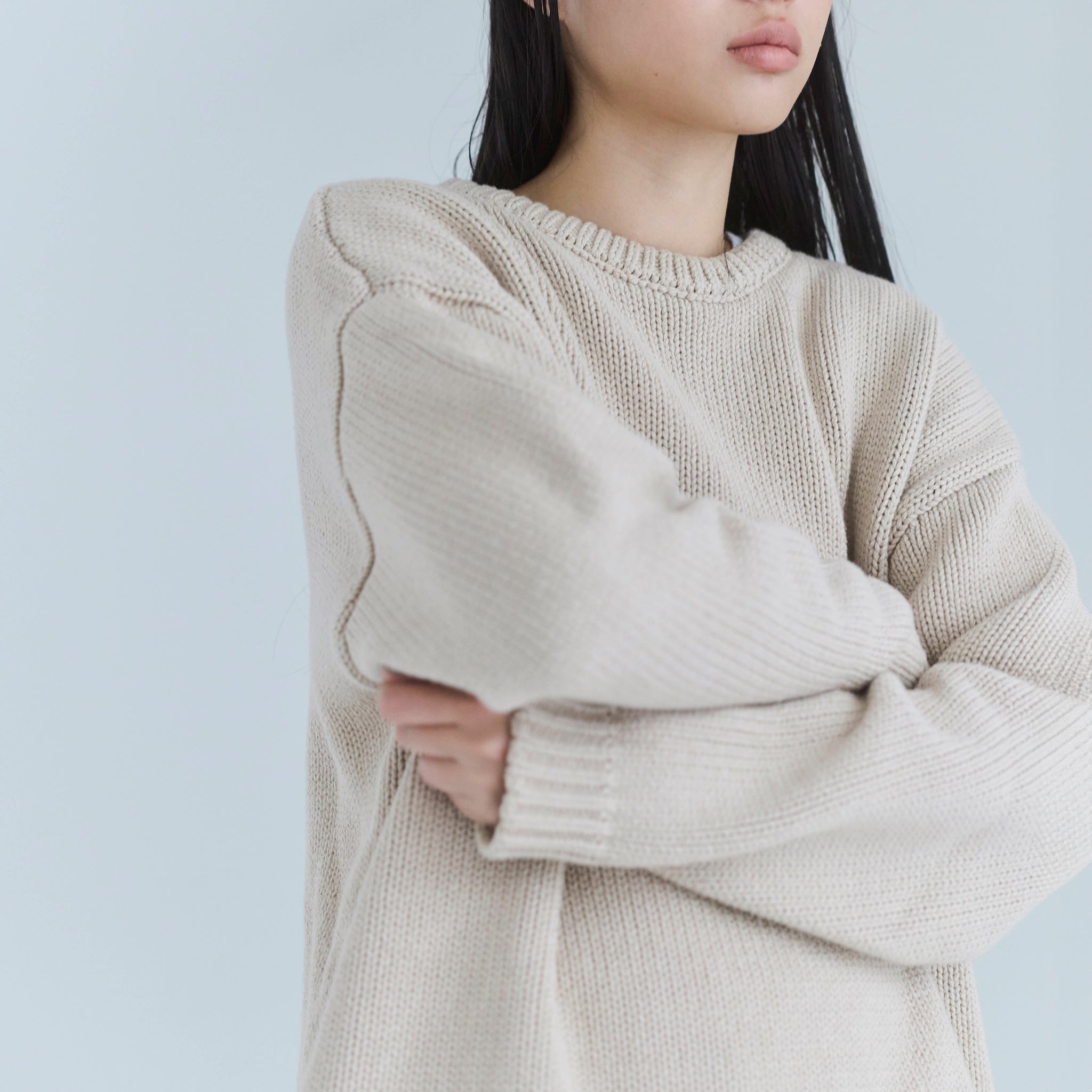 HeavyコットンLOOSEニット