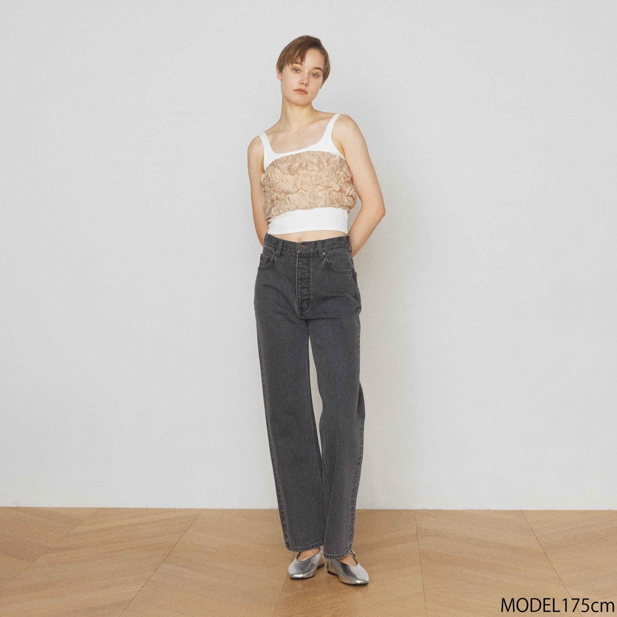 Random Shirring Bareback Bustier