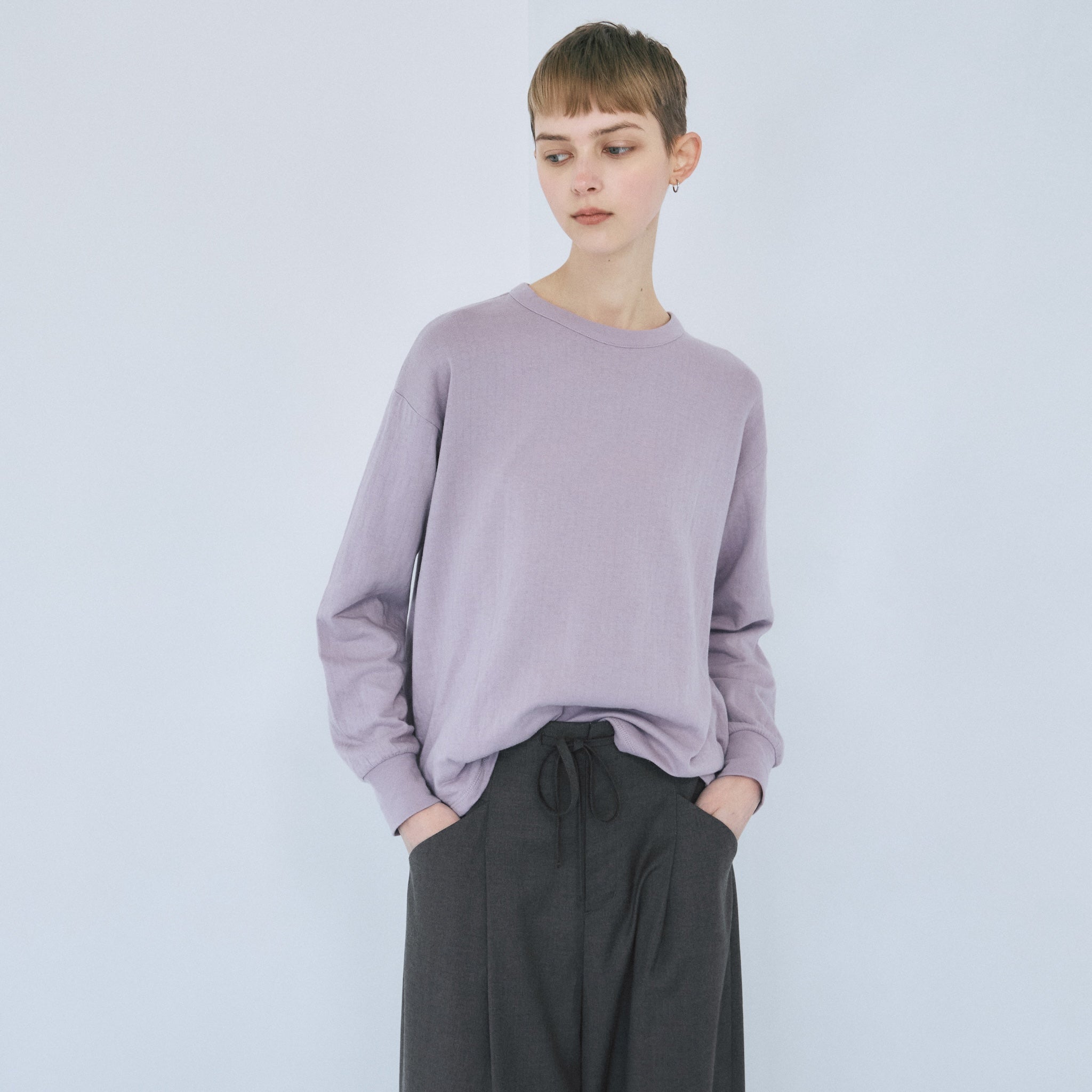 C/2FACE Basic Crew-Long T-Shirt