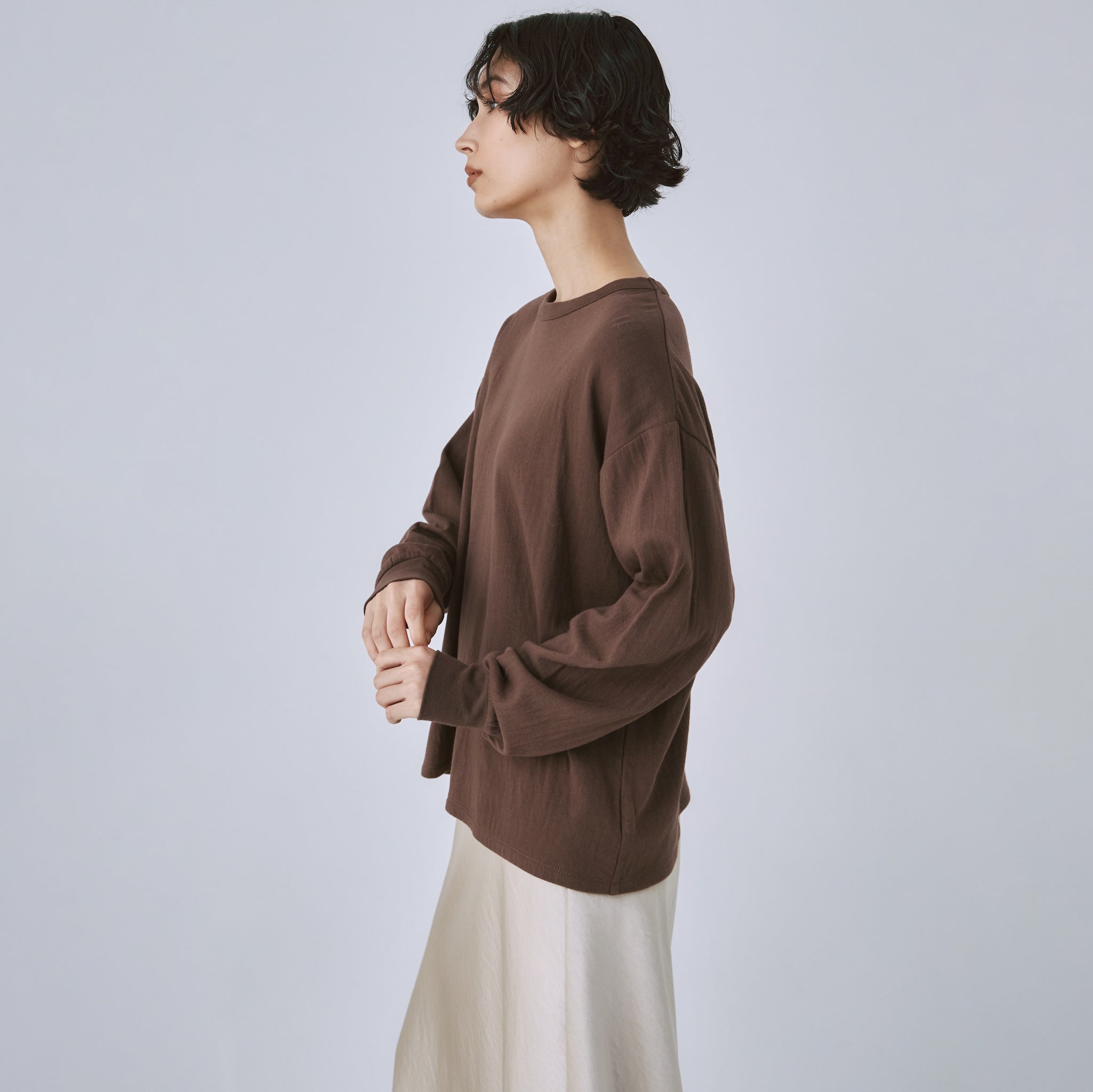 C/2FACE Basic Crew-Long T-Shirt