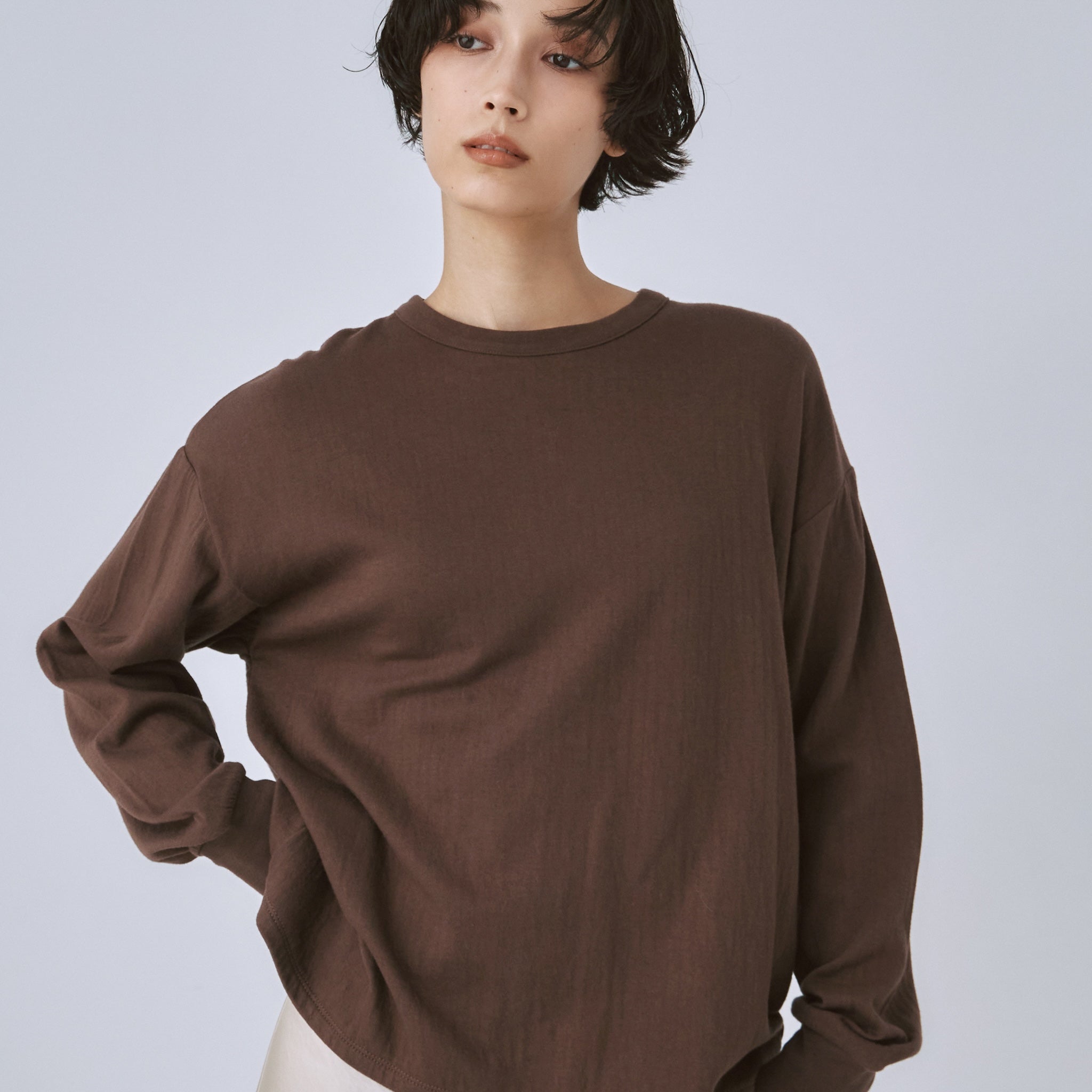 C/2FACE Basic Crew-Long T-Shirt