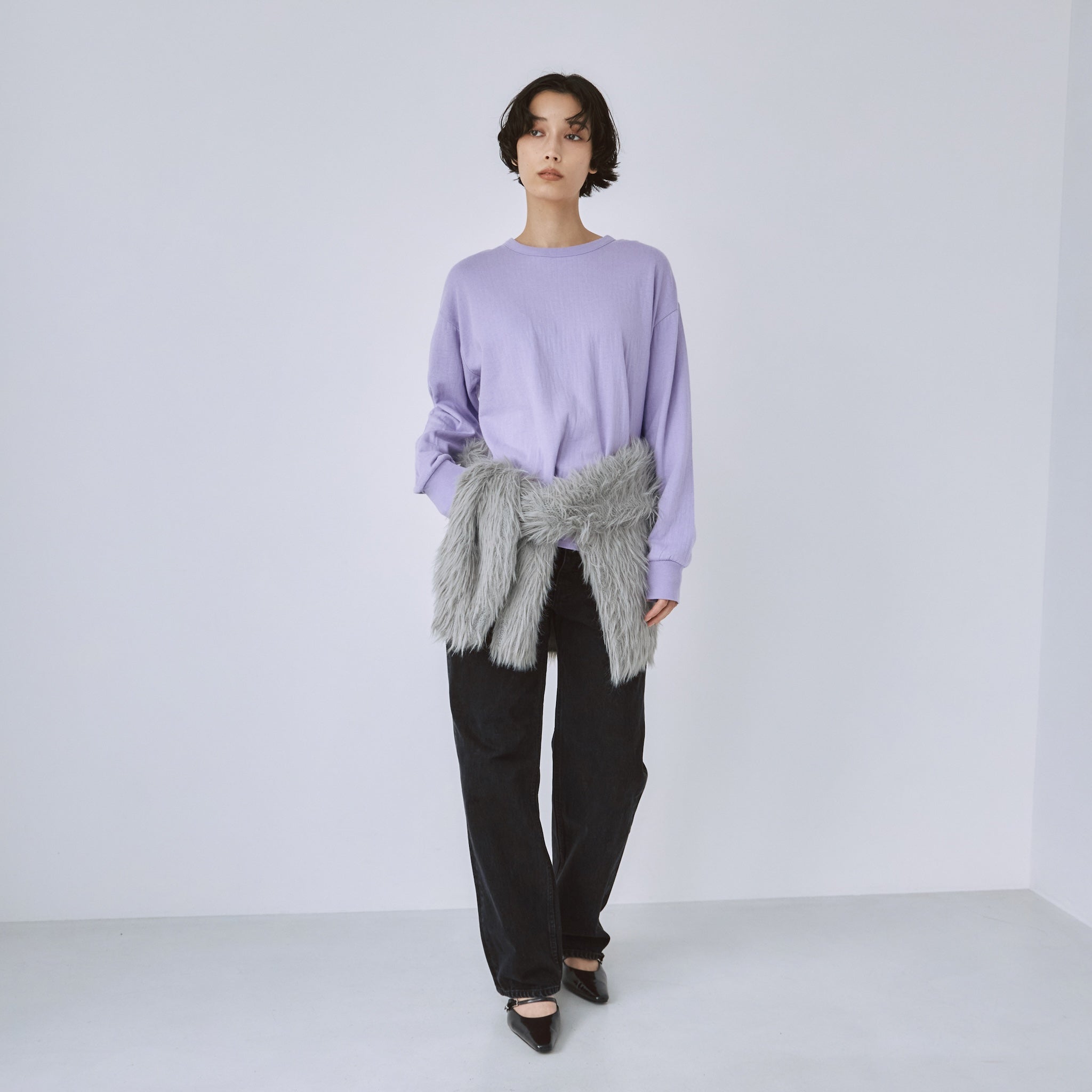 C/2FACE Basic Crew-Long T-Shirt