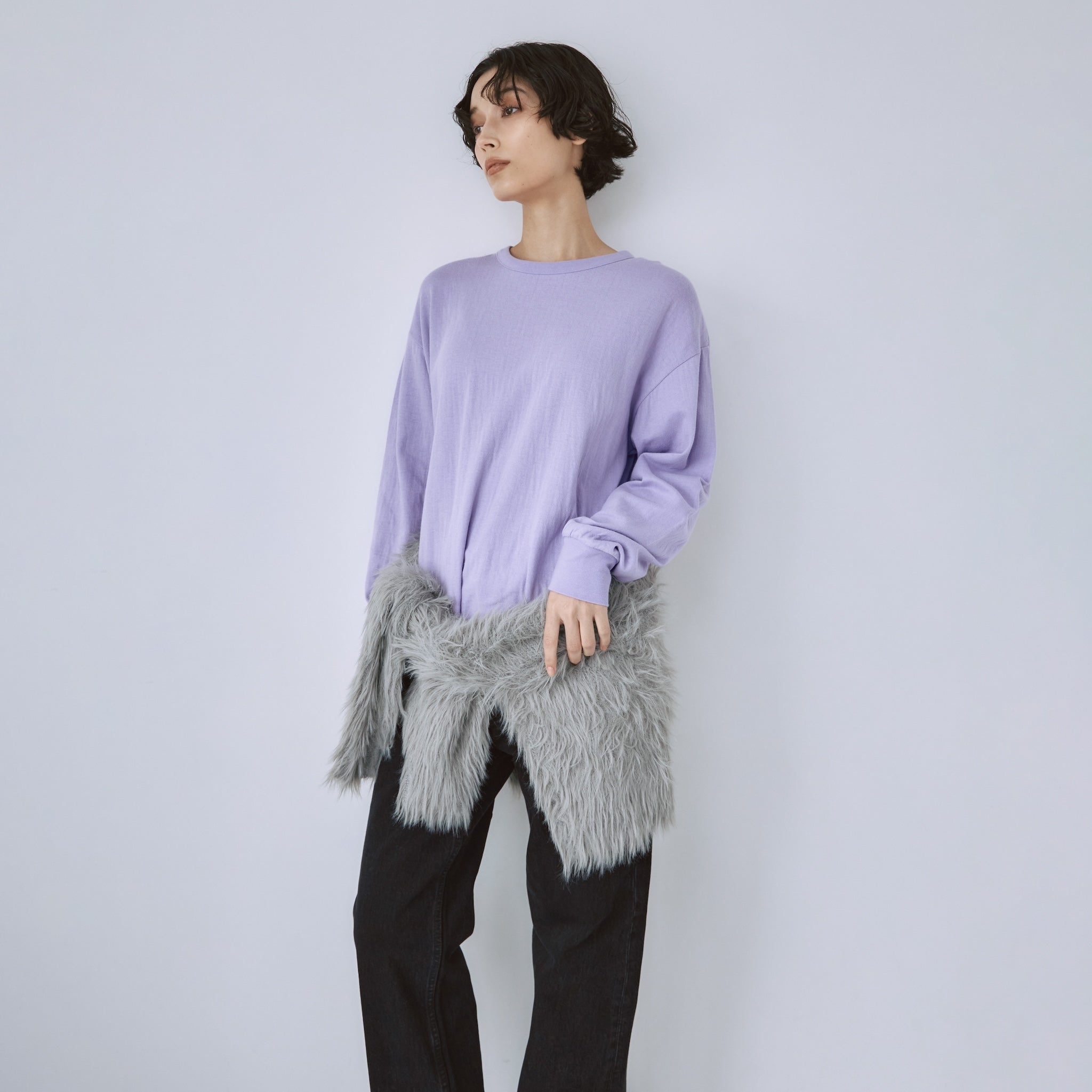 C/2FACE Basic Crew-Long T-Shirt