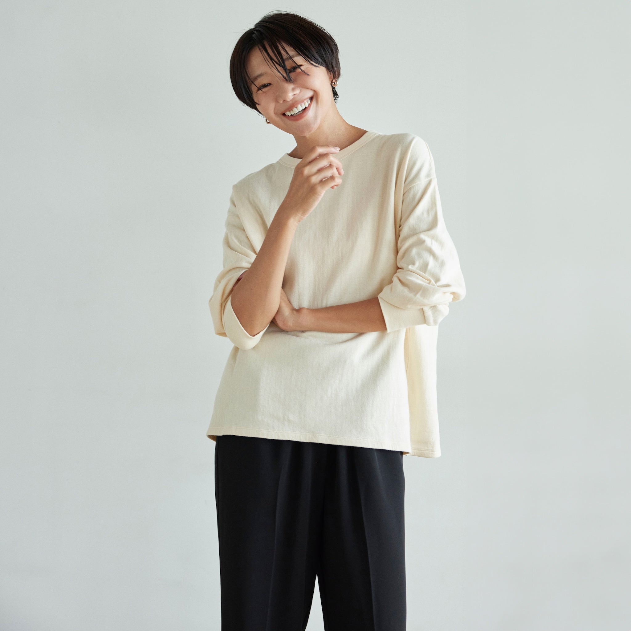 C/2FACE Basic Crew-Long T-Shirt