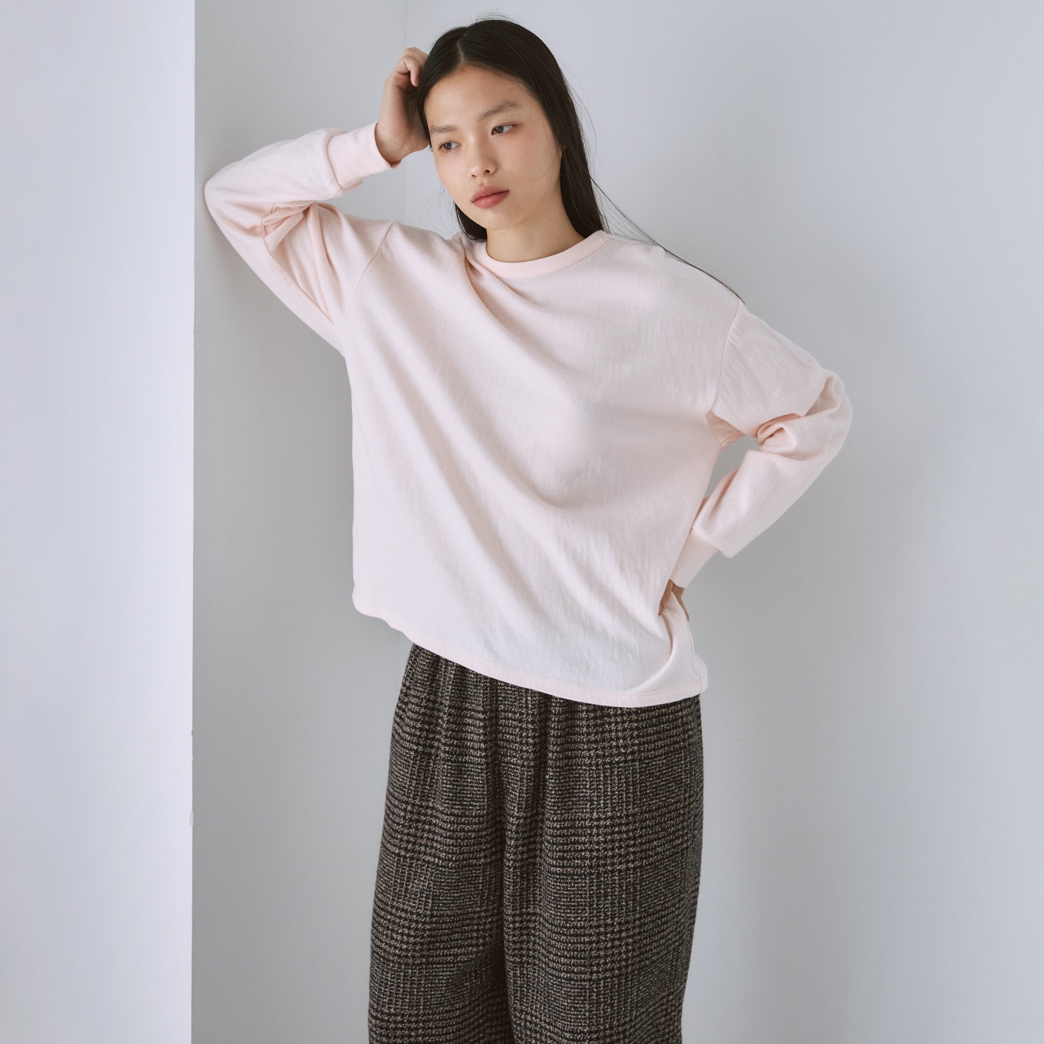 C/2FACE Basic Crew-Long T-Shirt