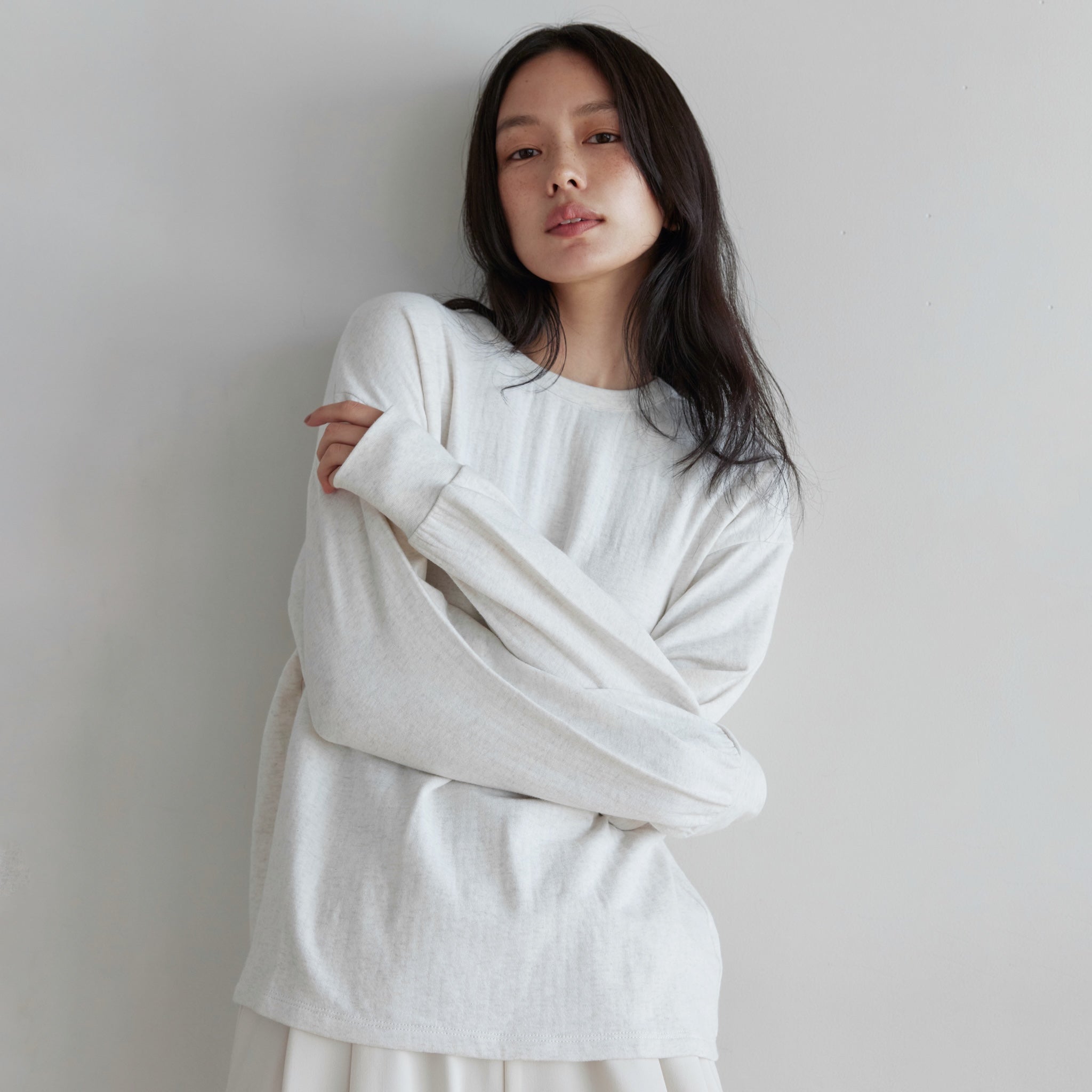 C/2FACE Basic Crew-Long T-Shirt