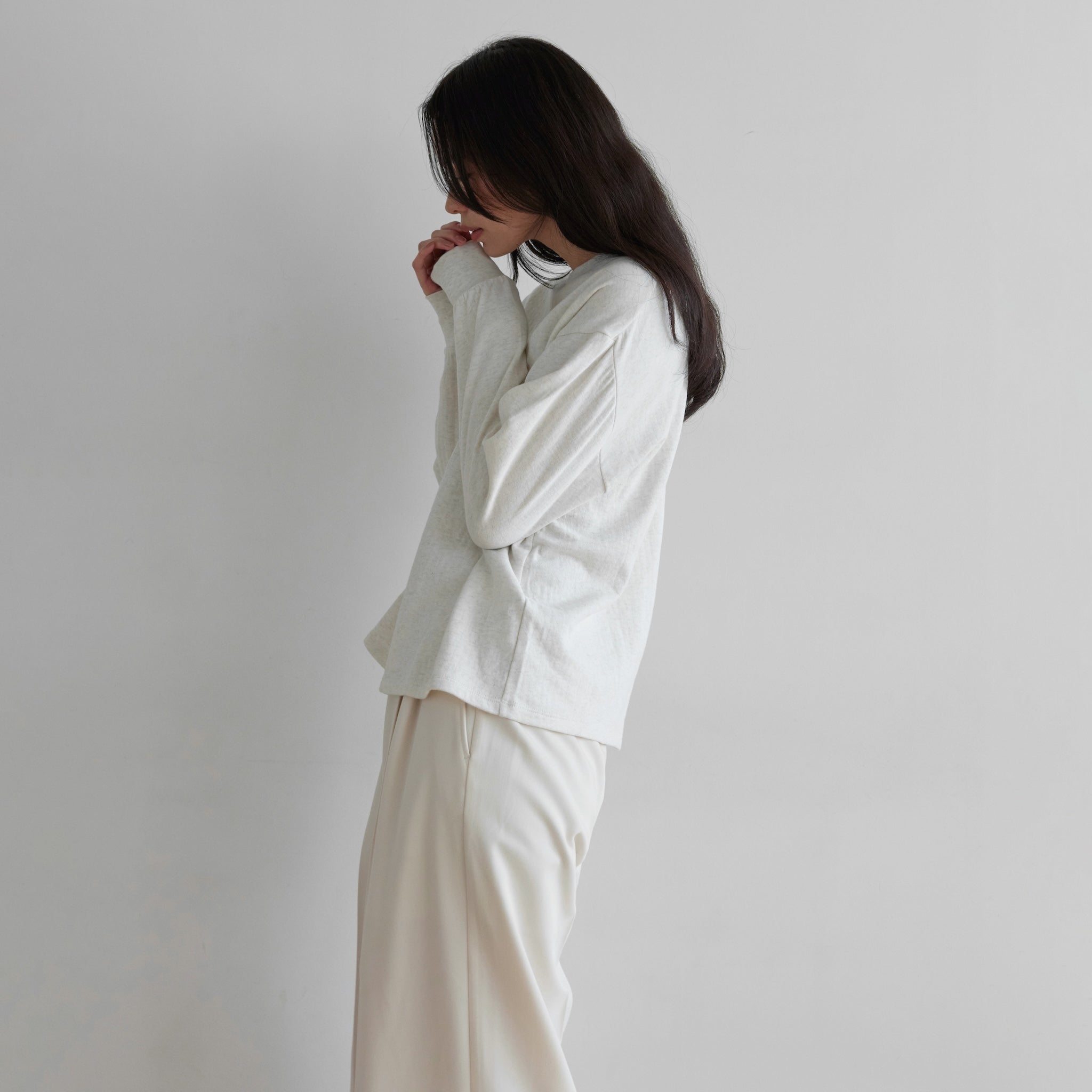 C/2FACE Basic Crew-Long T-Shirt