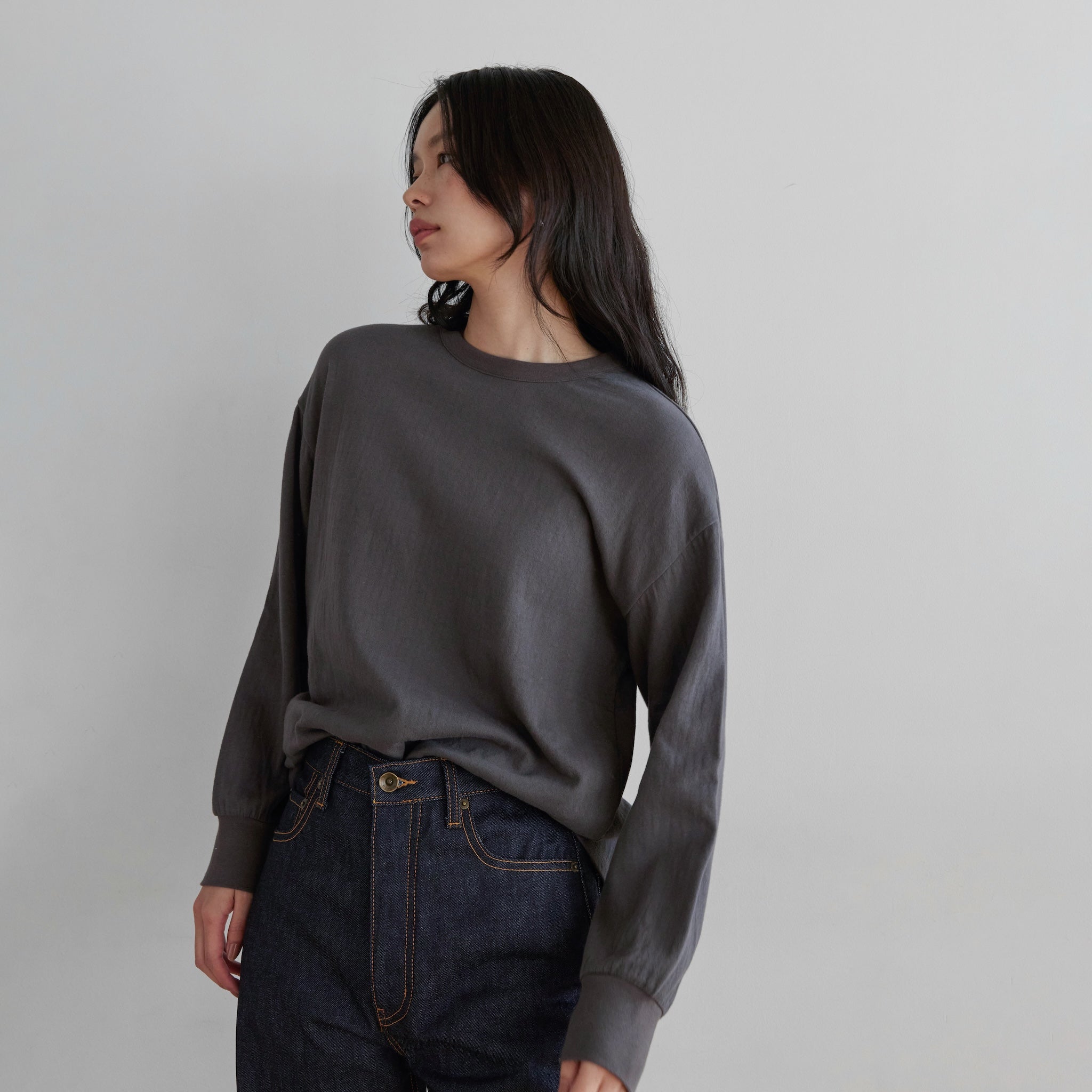 C/2FACE Basic Crew-Long T-Shirt
