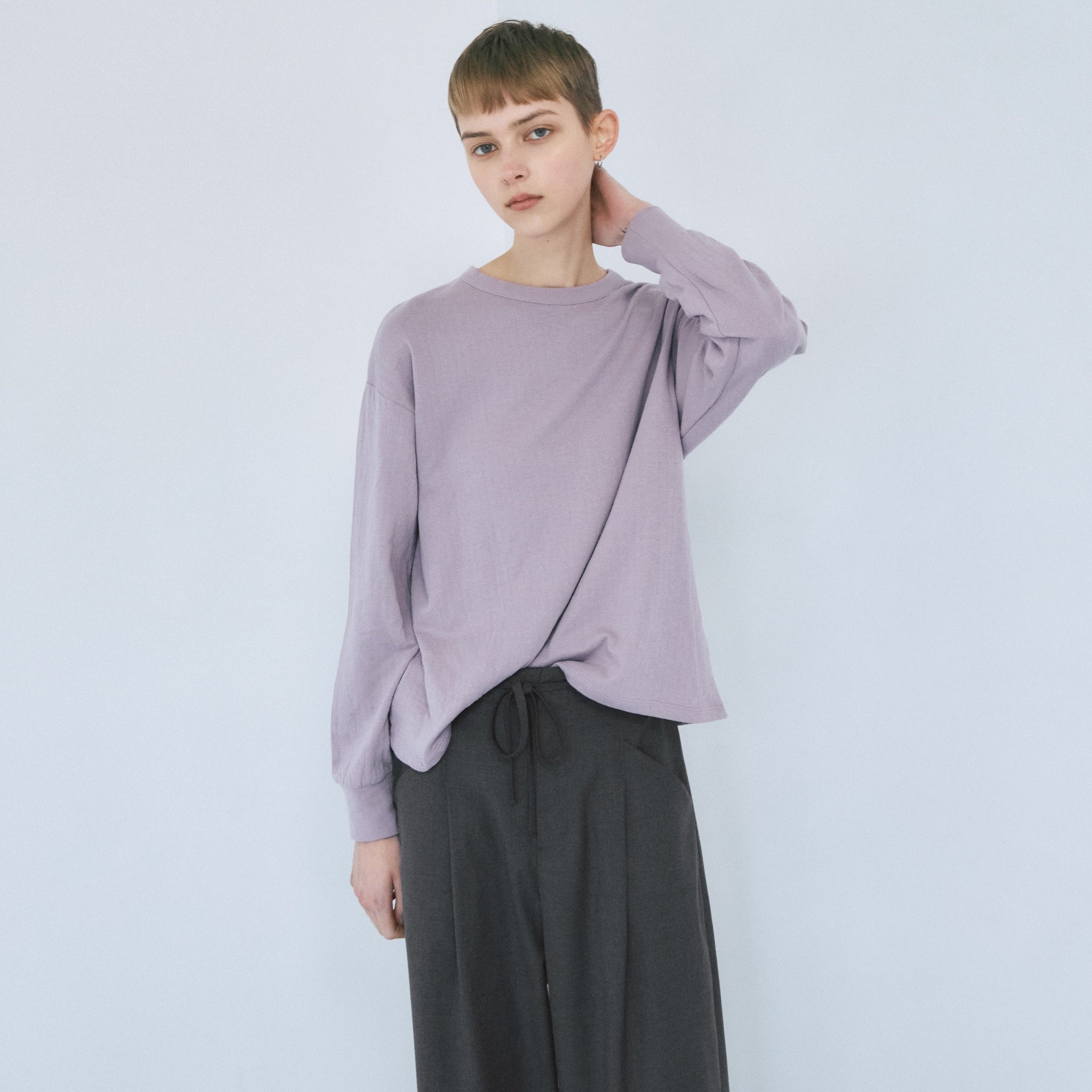 C/2FACE Basic Crew-Long T-Shirt