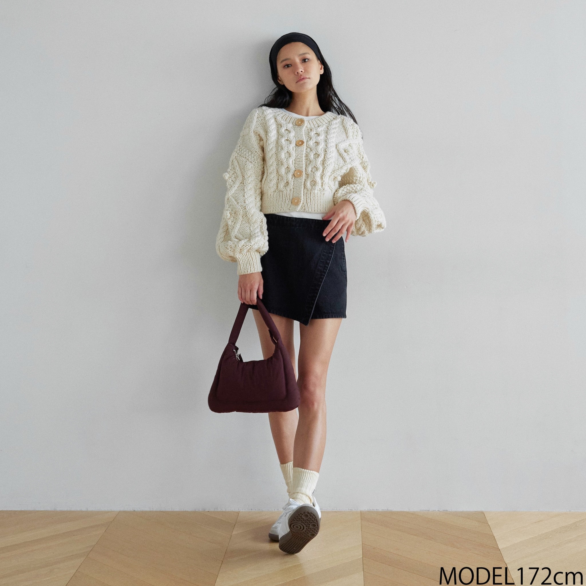 Handmade Wool 2way Cardigan