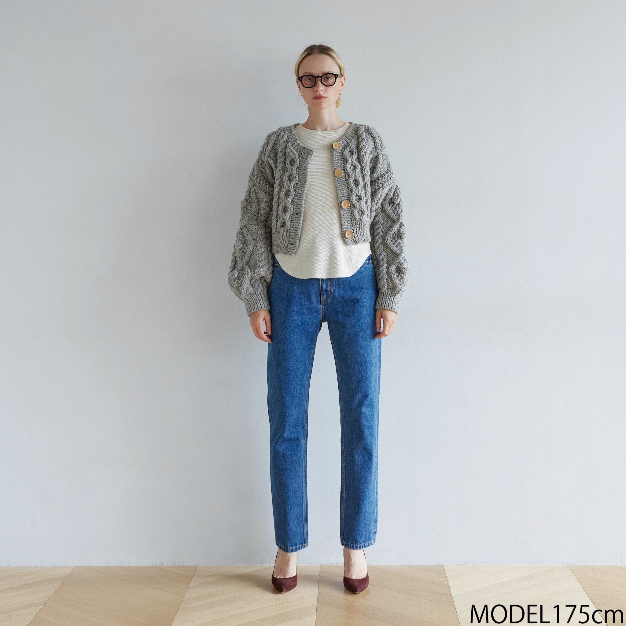 Handmade Wool 2way Cardigan